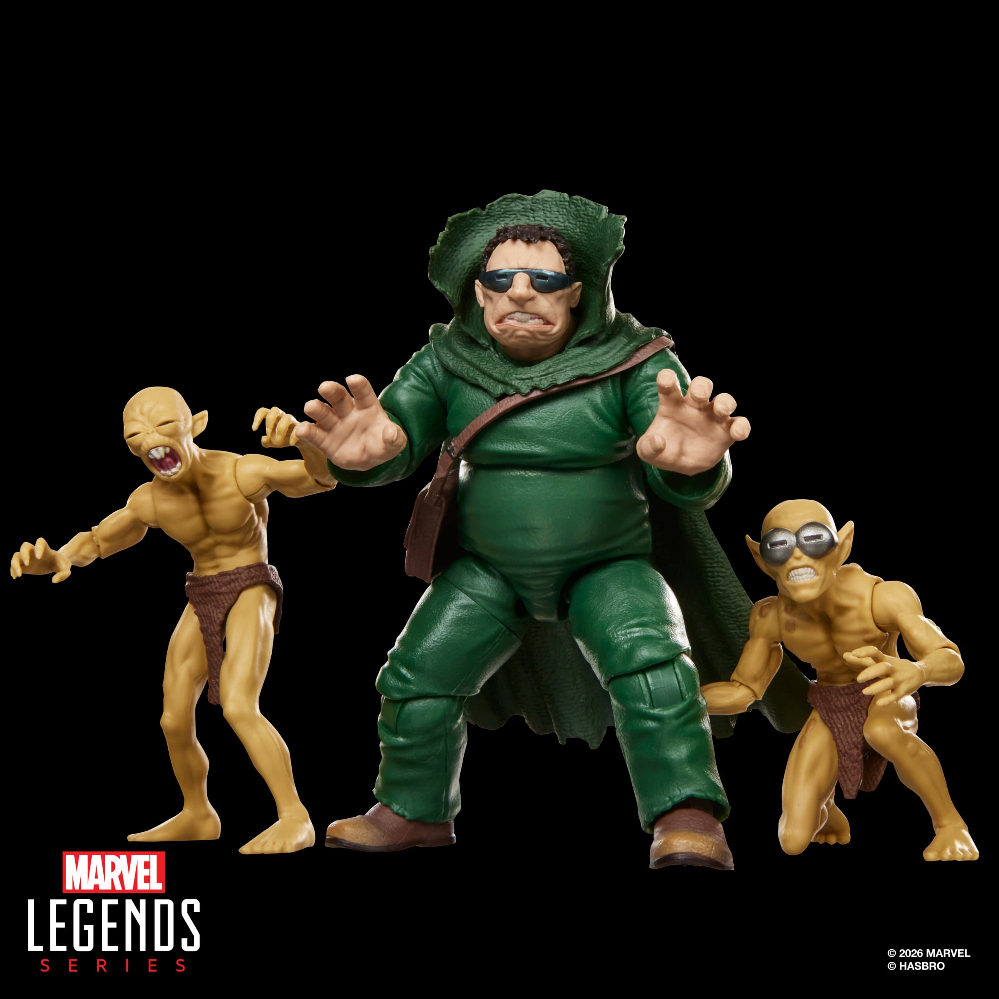 Fantastic Four Marvel Legends Mole Man & Moloids Action Figure Three-Pack Gallery Image 4