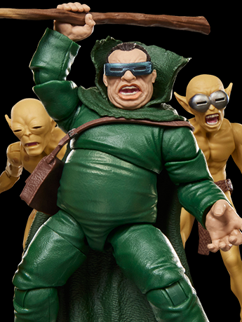 Fantastic Four Marvel Legends Mole Man & Moloids Action Figure Three-Pack Gallery Image 2