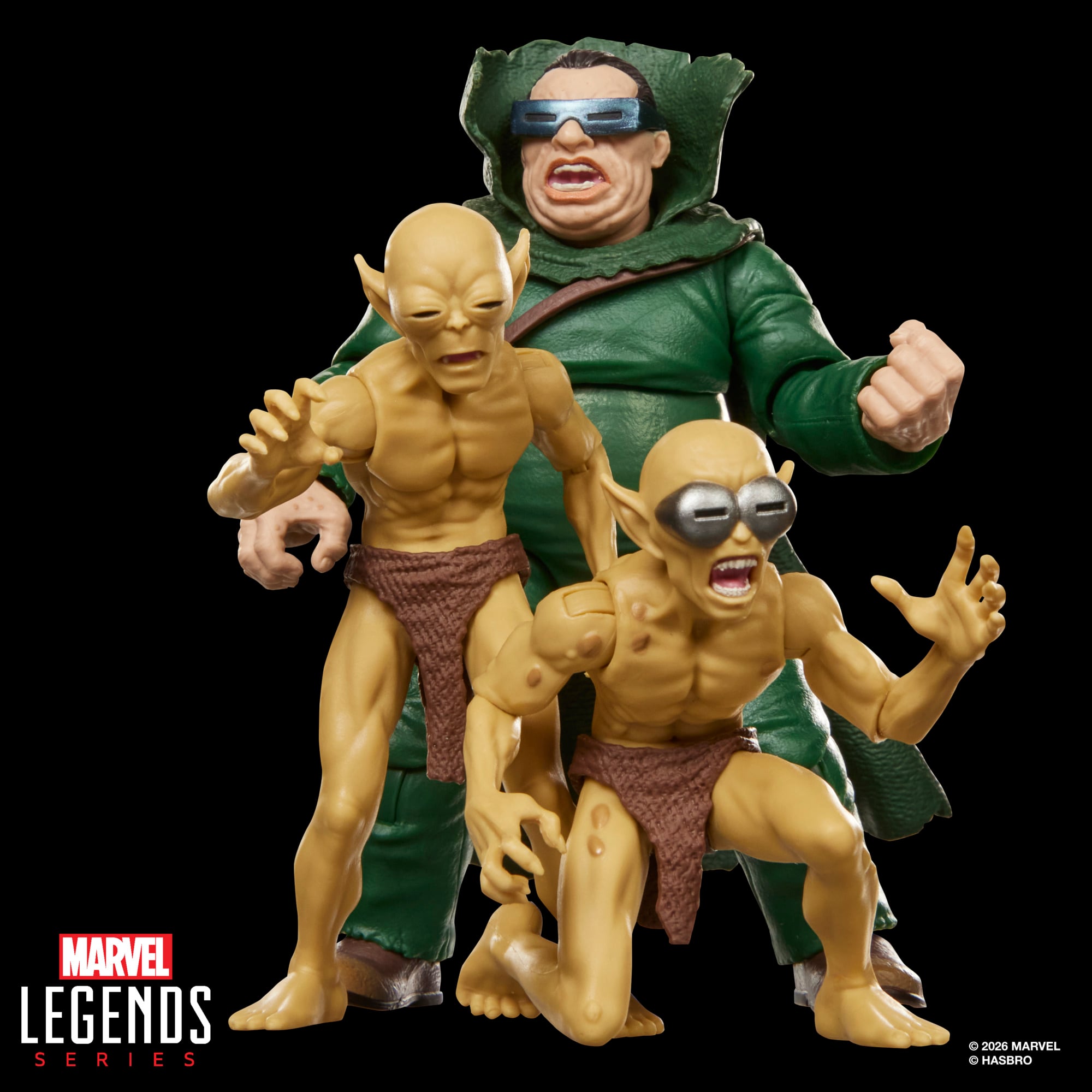 Fantastic Four Marvel Legends Mole Man & Moloids Action Figure Three-Pack Gallery Image 7