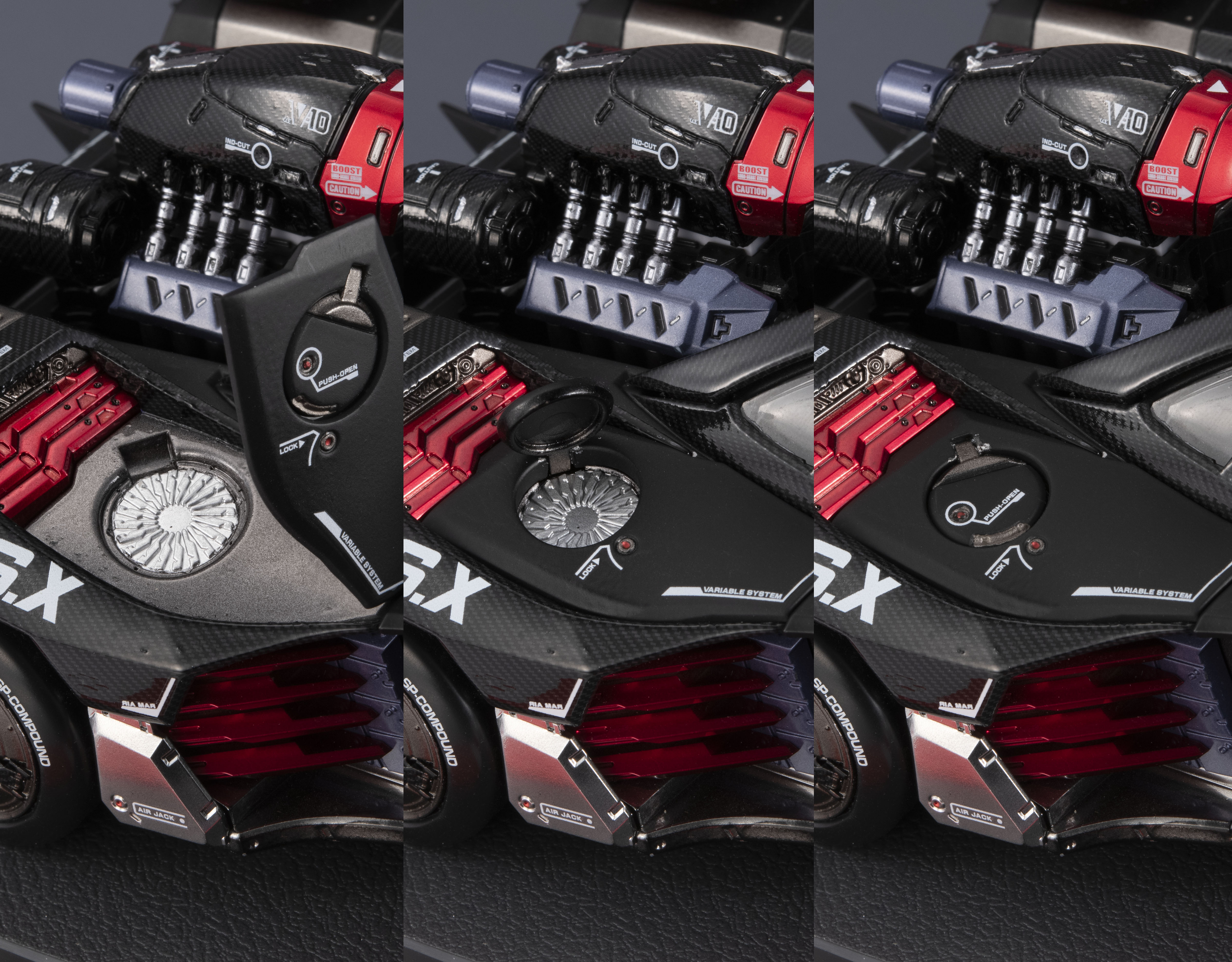 Future GPX Cyber Formula Variable Action Hi-Spec United Future GPX Cyber Formula Asurada G.S.X RS Siren 1/18 Scale Vehicle Set Gallery Image 7