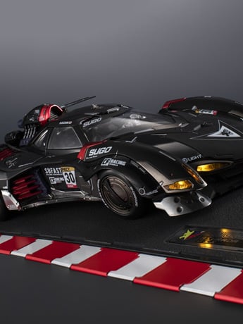 Image of Future GPX Cyber Formula Variable Action Hi-Spec United Future GPX Cyber Formula Asurada G.S.X RS Siren 1/18 Scale Vehicle Set