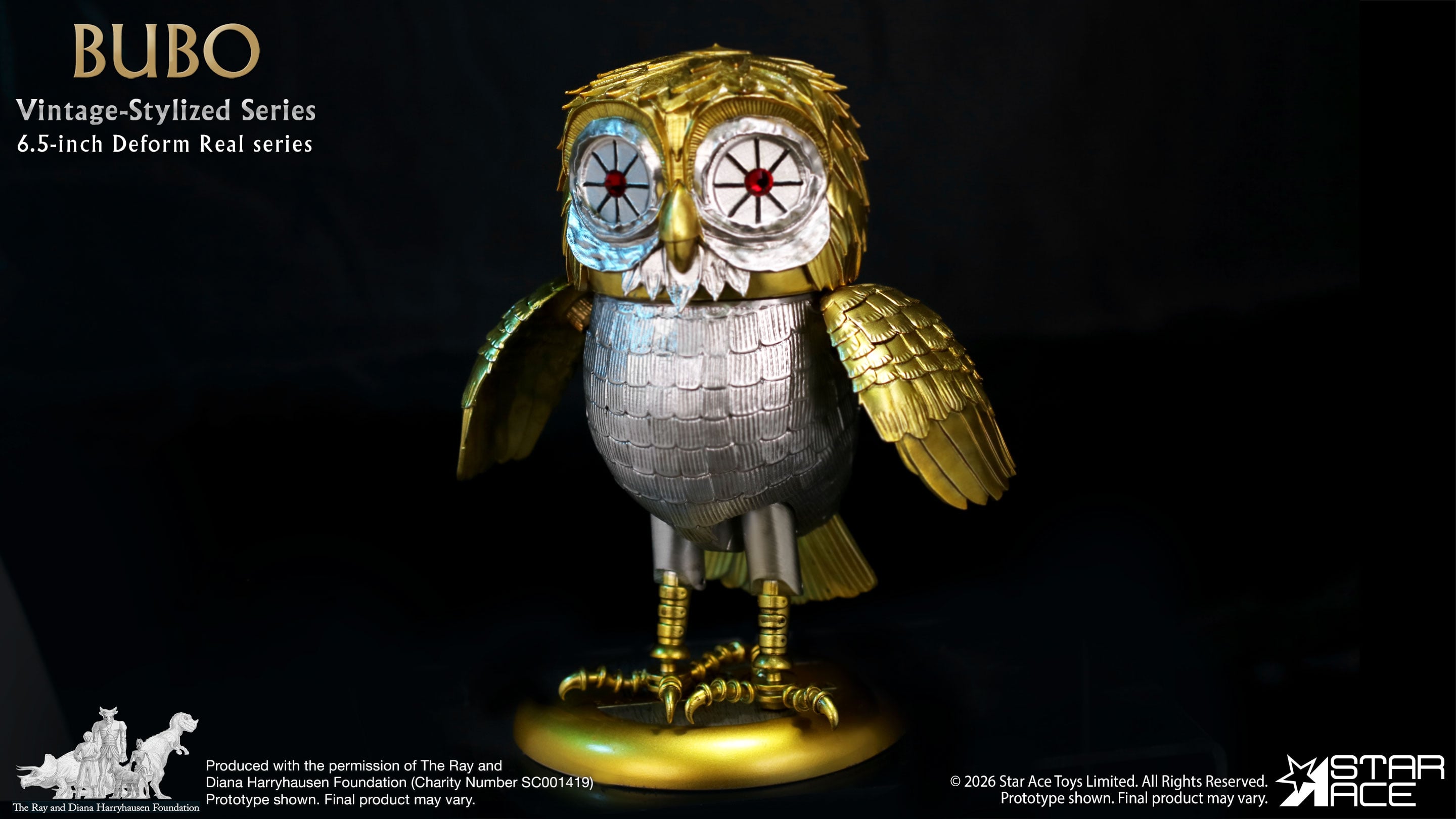 Clash of the Titans Ray Harryhausen Collection Vintage-Stylized Deform Real Series Bubo Soft Vinyl Figure Gallery Image 9