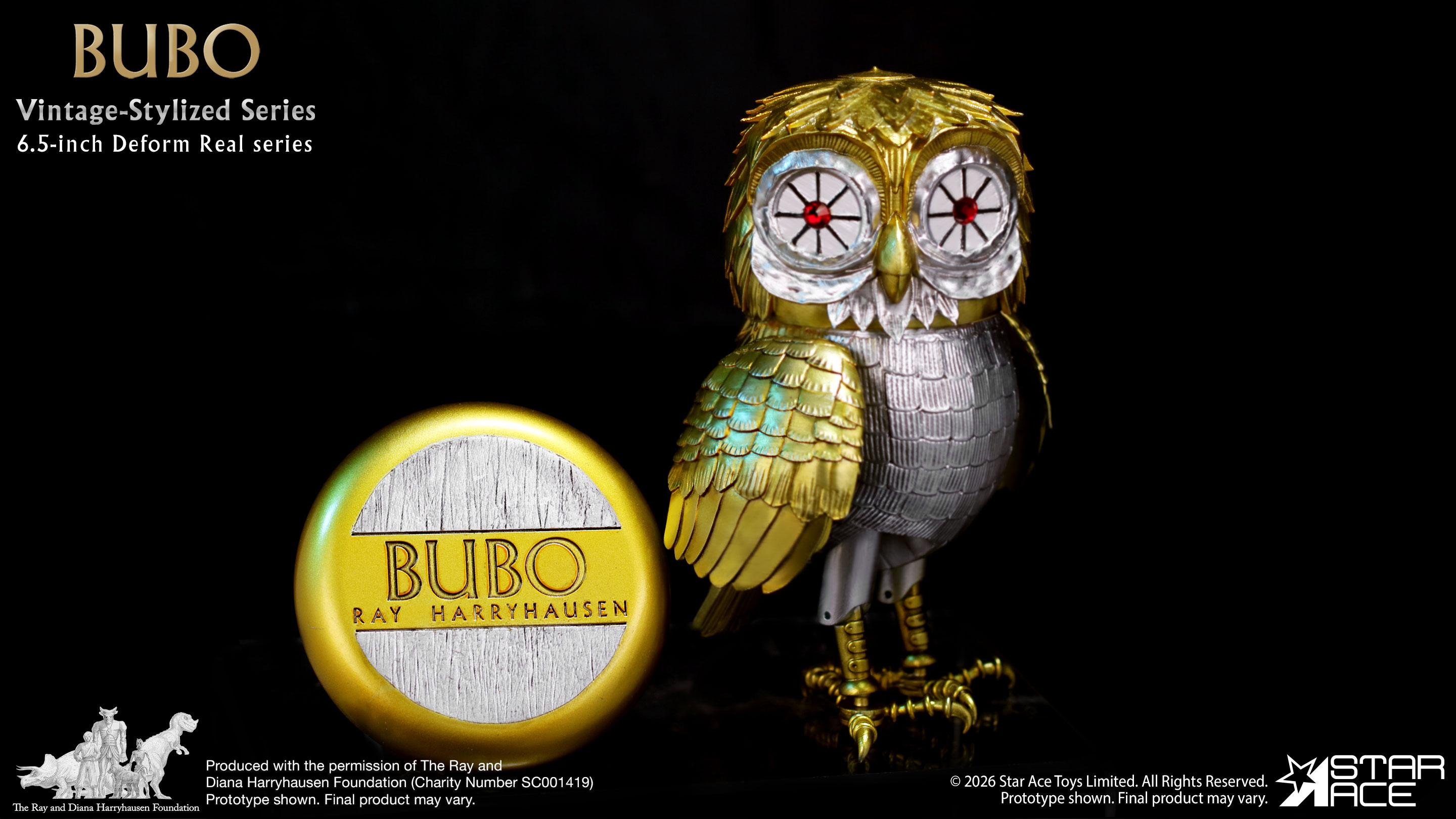 Clash of the Titans Ray Harryhausen Collection Vintage-Stylized Deform Real Series Bubo Soft Vinyl Figure Gallery Image 8