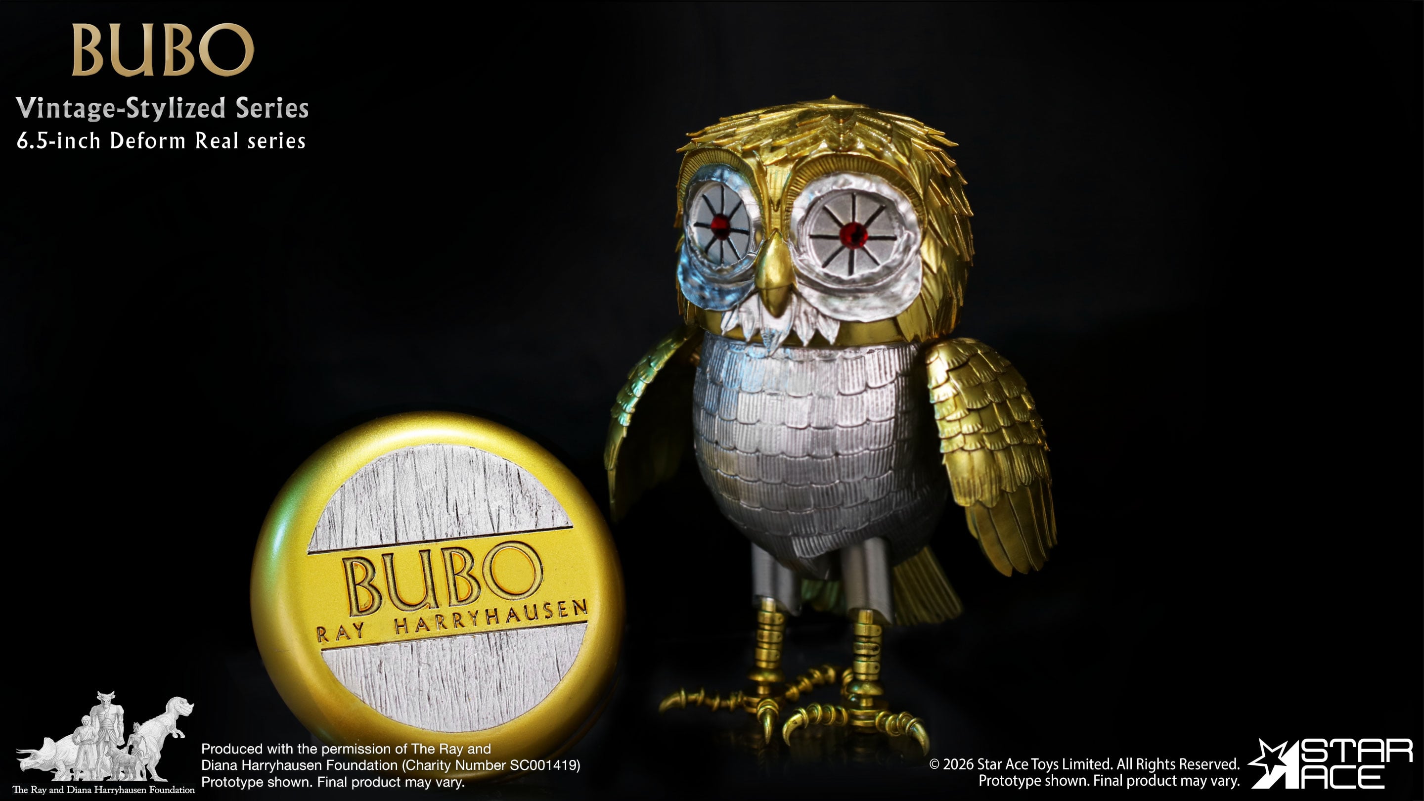 Clash of the Titans Ray Harryhausen Collection Vintage-Stylized Deform Real Series Bubo Soft Vinyl Figure Gallery Image 4