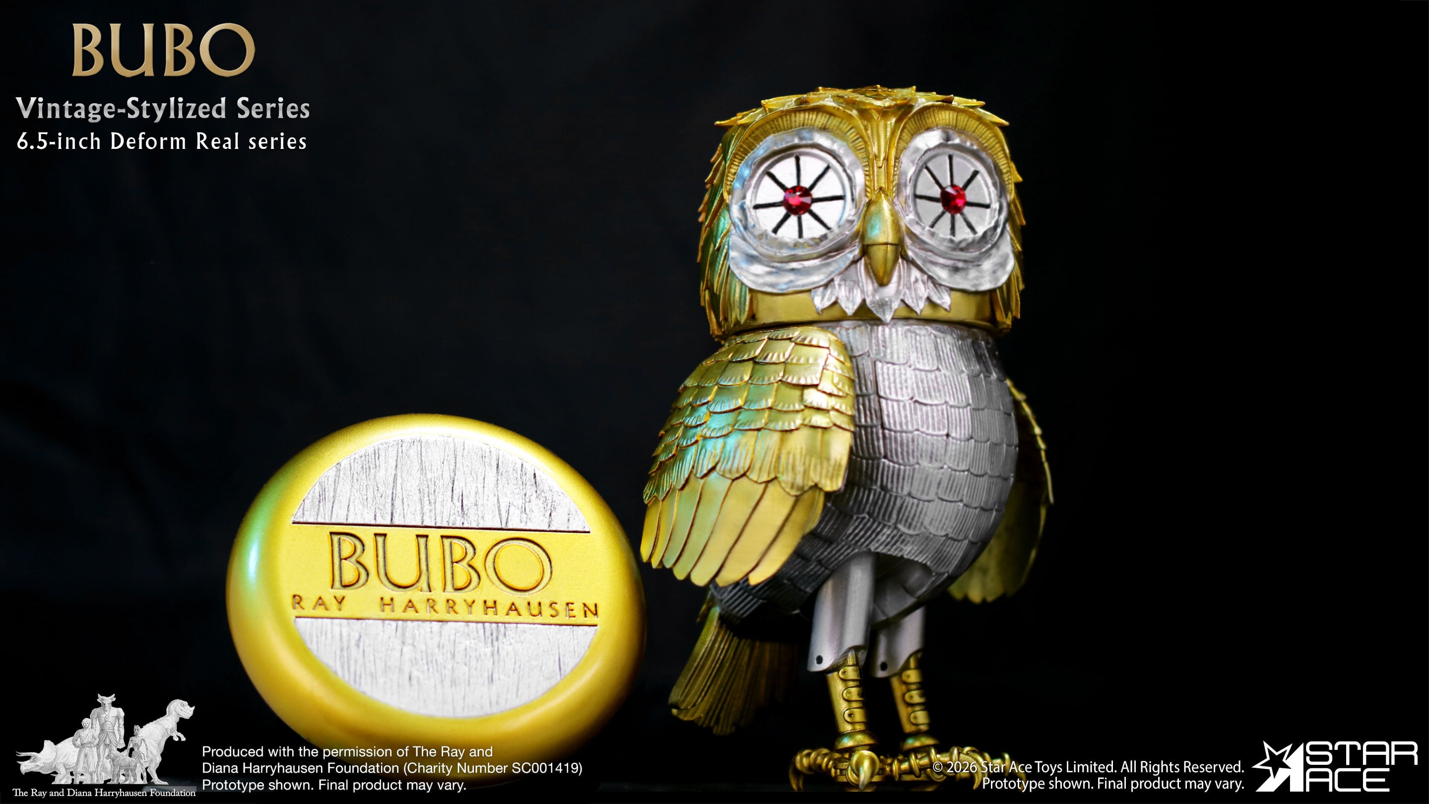 Clash of the Titans Ray Harryhausen Collection Vintage-Stylized Deform Real Series Bubo Soft Vinyl Figure Gallery Image 7