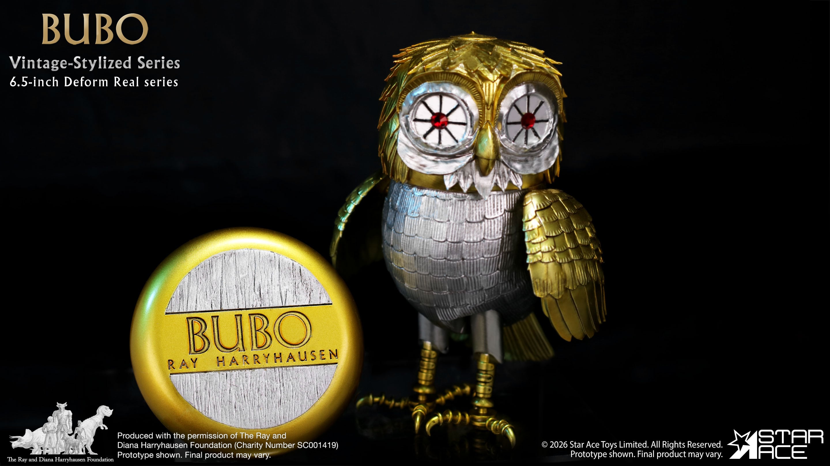 Clash of the Titans Ray Harryhausen Collection Vintage-Stylized Deform Real Series Bubo Soft Vinyl Figure Gallery Image 5