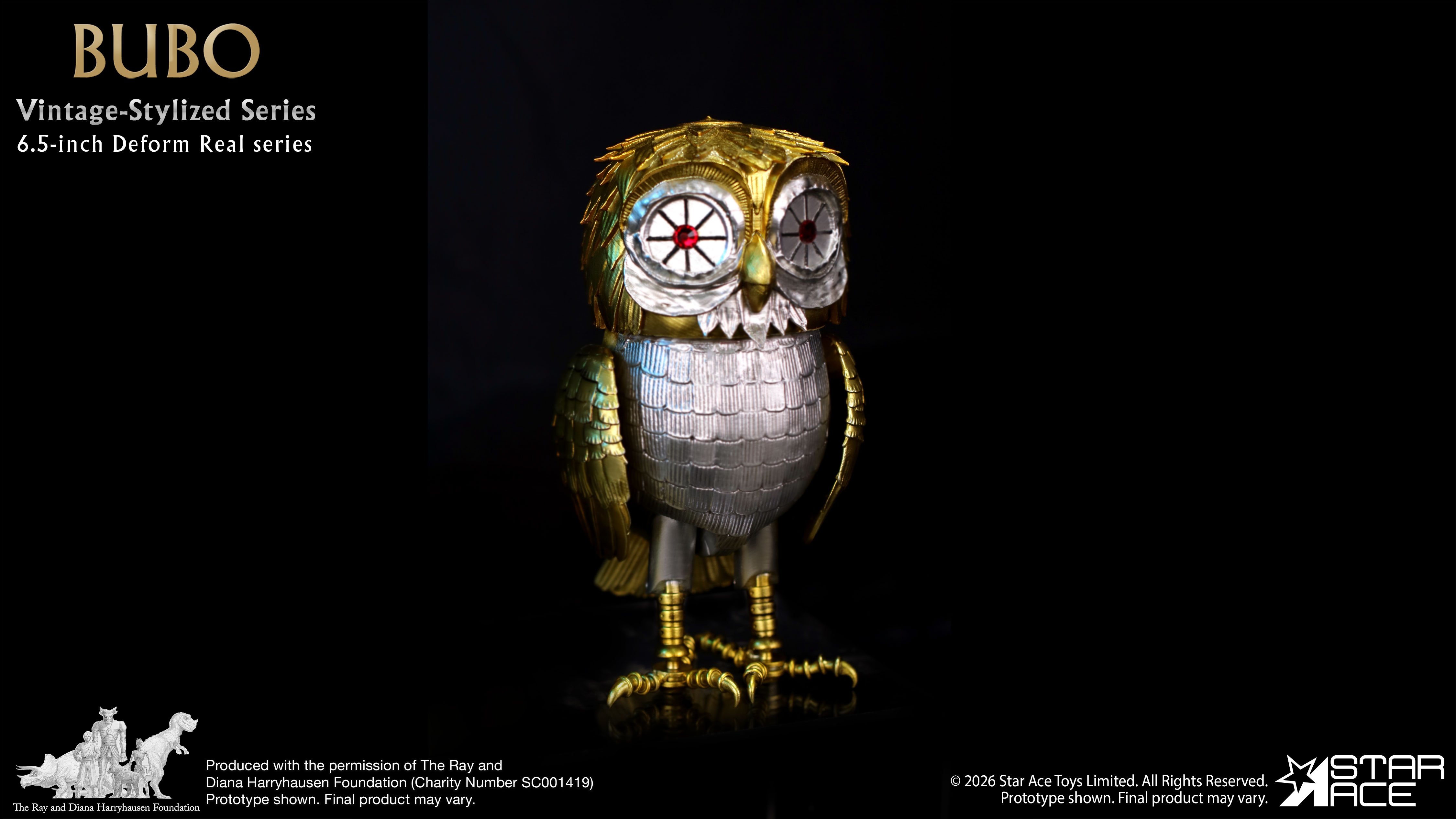 Clash of the Titans Ray Harryhausen Collection Vintage-Stylized Deform Real Series Bubo Soft Vinyl Figure Gallery Image 3
