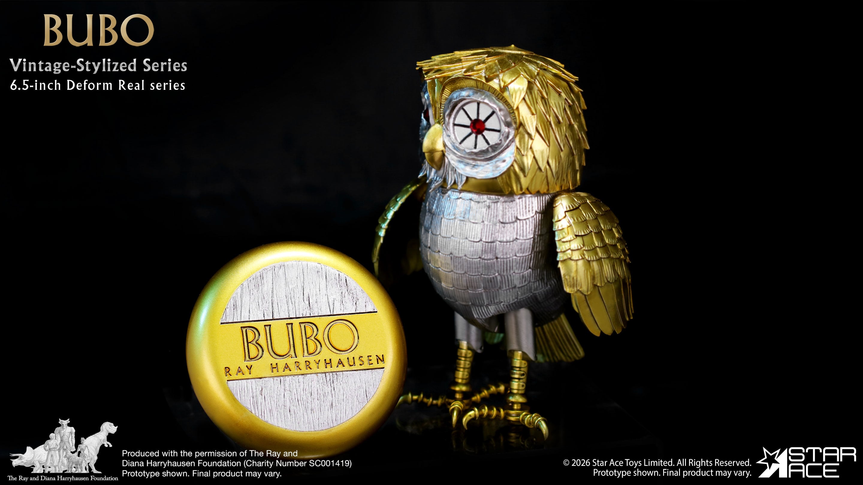 Clash of the Titans Ray Harryhausen Collection Vintage-Stylized Deform Real Series Bubo Soft Vinyl Figure Gallery Image 6