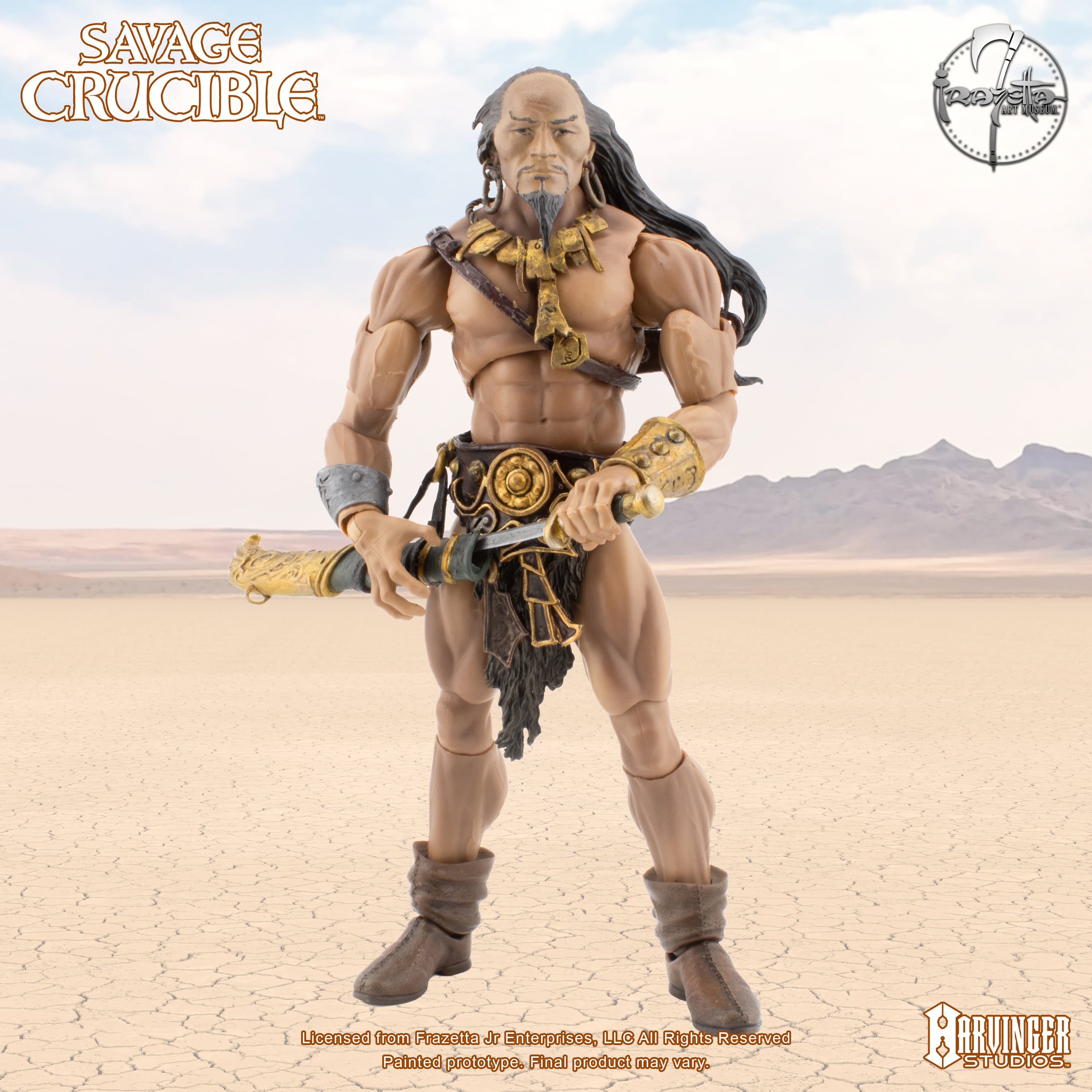 Savage Crucible Kubla Khan (Frazetta) Action Figure Gallery Image 4