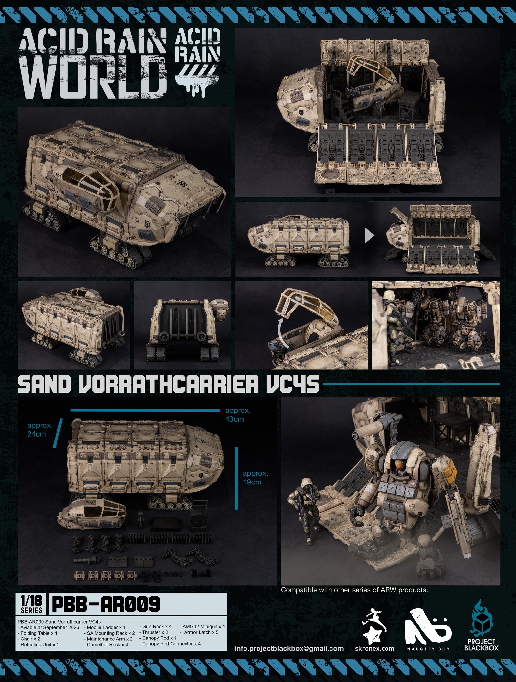 Acid Rain World: Project Blackbox PBB-AR009 Sand Vorrathcarrier