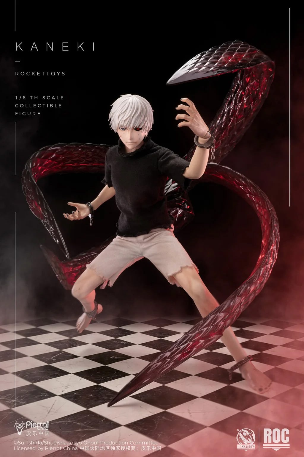 Tokyo Ghoul Ken Kaneki (Awakening Ver.) 1/6 Scale Action Figure (With Bonus) Gallery Image 17