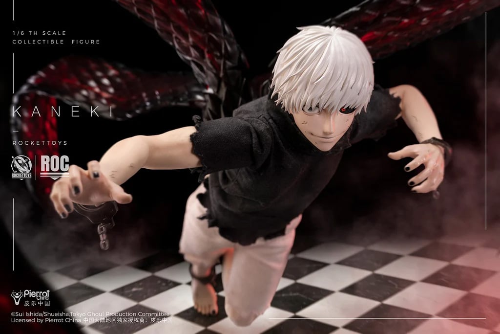 Tokyo Ghoul Ken Kaneki (Awakening Ver.) 1/6 Scale Action Figure (With Bonus) Gallery Image 15