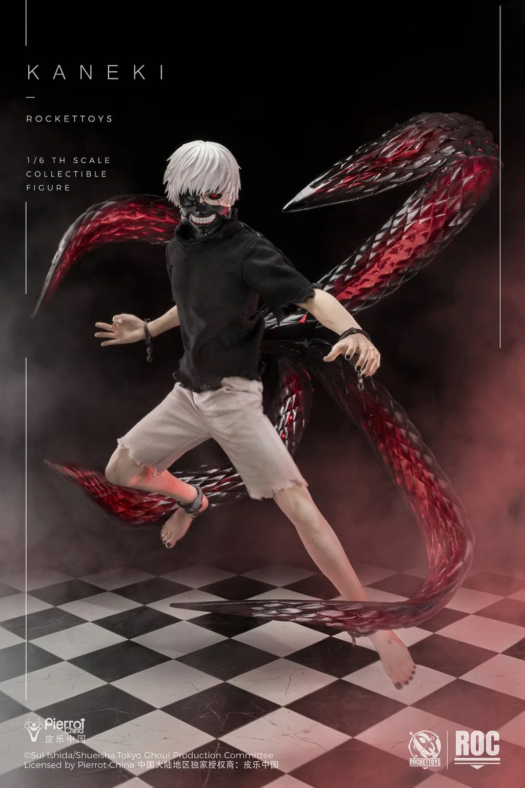 Tokyo Ghoul Ken Kaneki (Awakening Ver.) 1/6 Scale Action Figure (With Bonus) Gallery Image 21