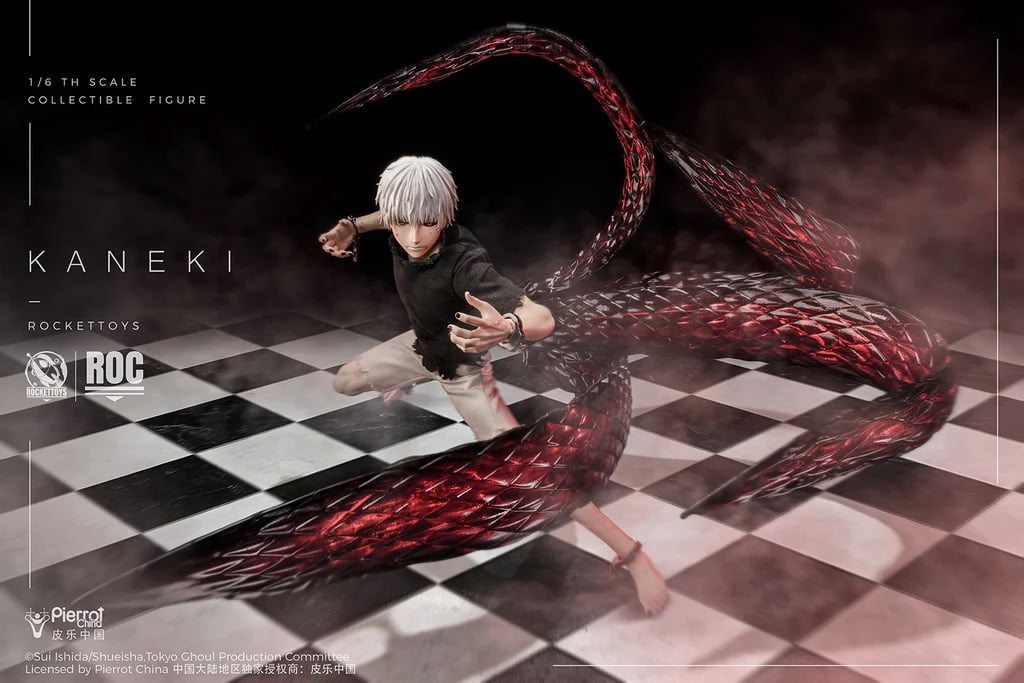 Tokyo Ghoul Ken Kaneki (Awakening Ver.) 1/6 Scale Action Figure (With Bonus) Gallery Image 18