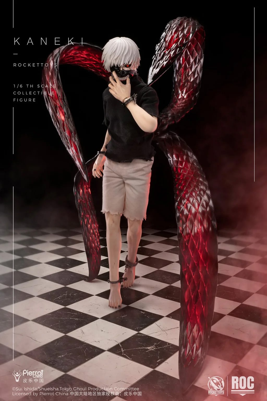 Tokyo Ghoul Ken Kaneki (Awakening Ver.) 1/6 Scale Action Figure (With Bonus) Gallery Image 20