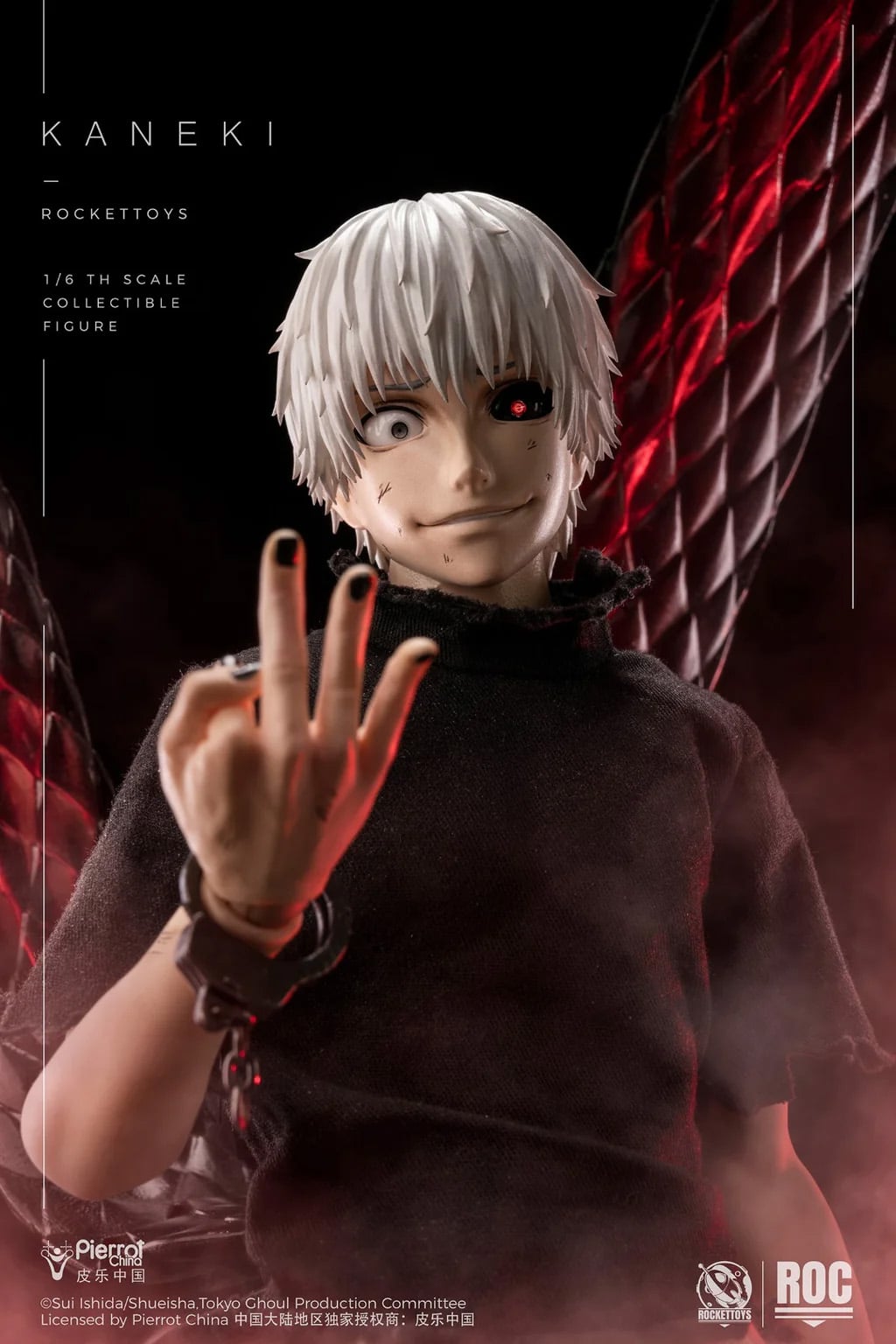 Tokyo Ghoul Ken Kaneki (Awakening Ver.) 1/6 Scale Action Figure (With Bonus) Gallery Image 14