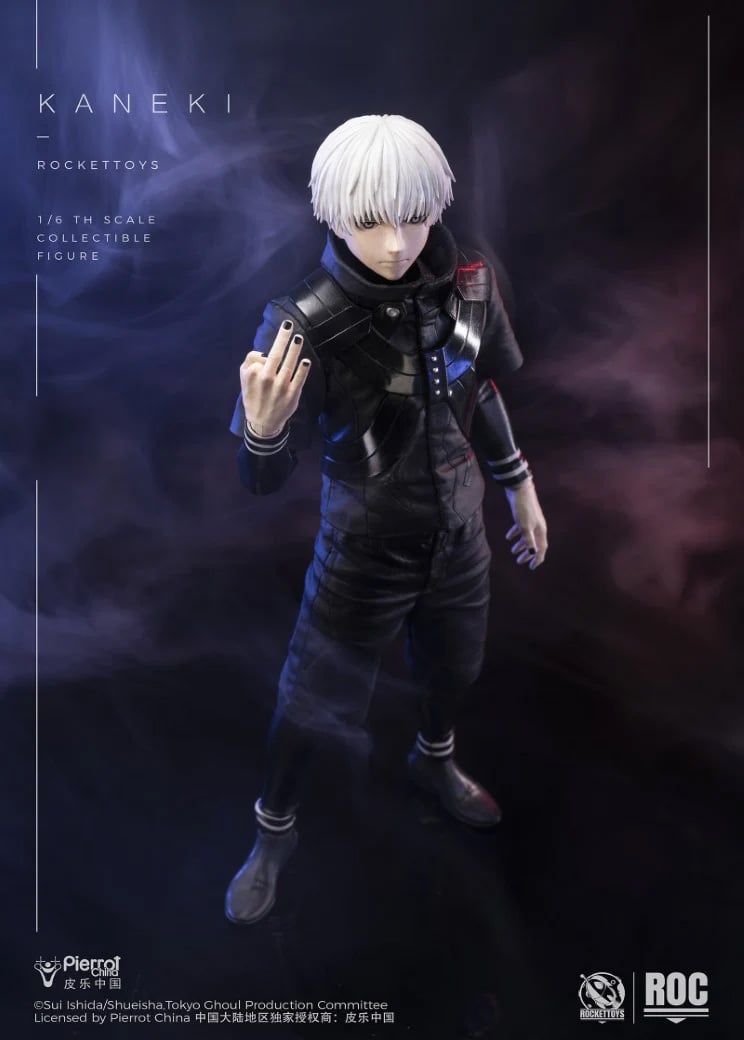Tokyo Ghoul Ken Kaneki (Battle Clothes Ver.) 1/6 Scale Action Figure (With Bonus) Gallery Image 13
