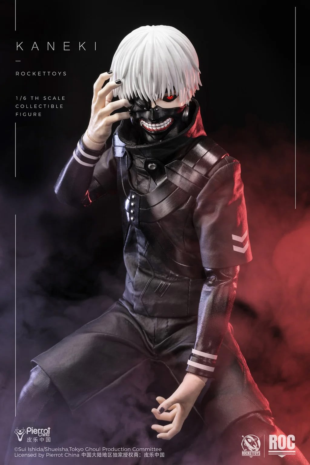 Tokyo Ghoul Ken Kaneki (Battle Clothes Ver.) 1/6 Scale Action Figure (With Bonus) Gallery Image 8