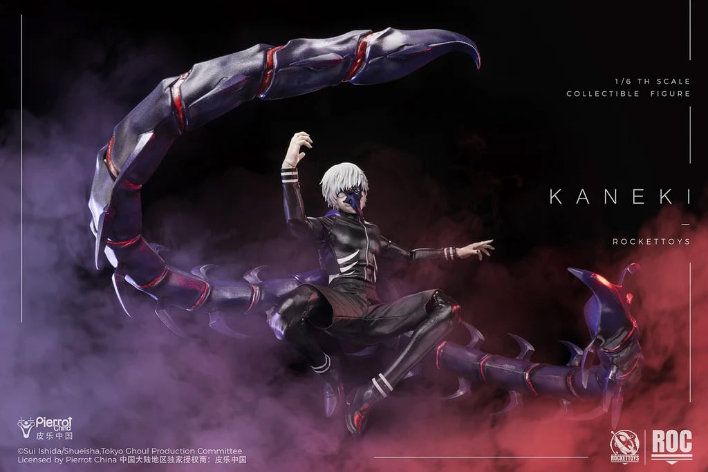 Tokyo Ghoul Ken Kaneki (Battle Clothes Ver.) 1/6 Scale Action Figure (With Bonus) Gallery Image 21