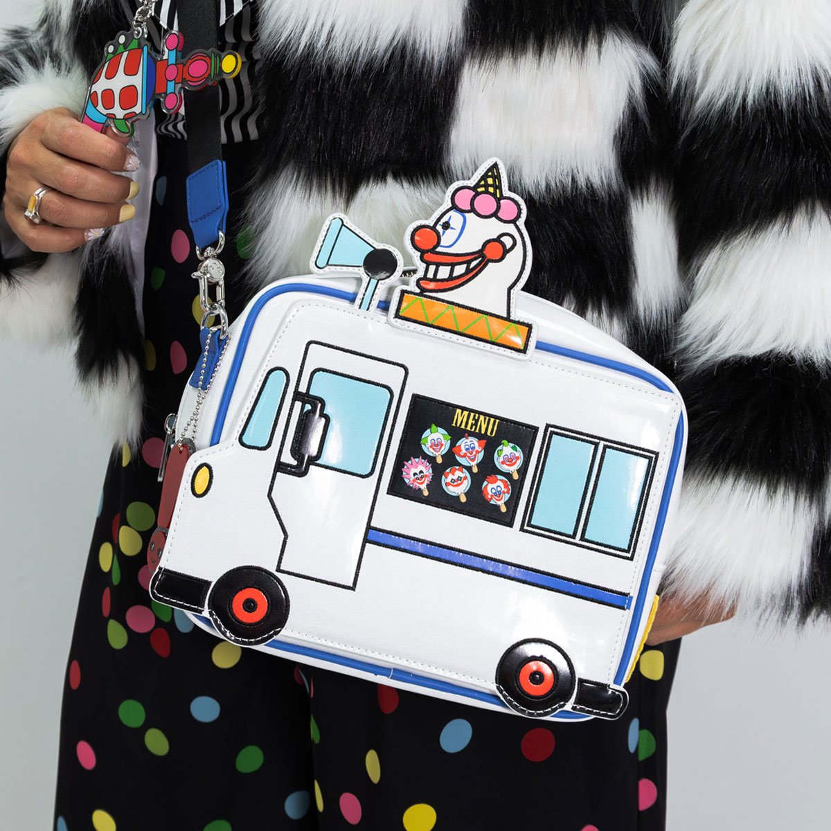 Killer Klowns From Outer Space Jojo's Ice Cream Truck Crossbody Bag