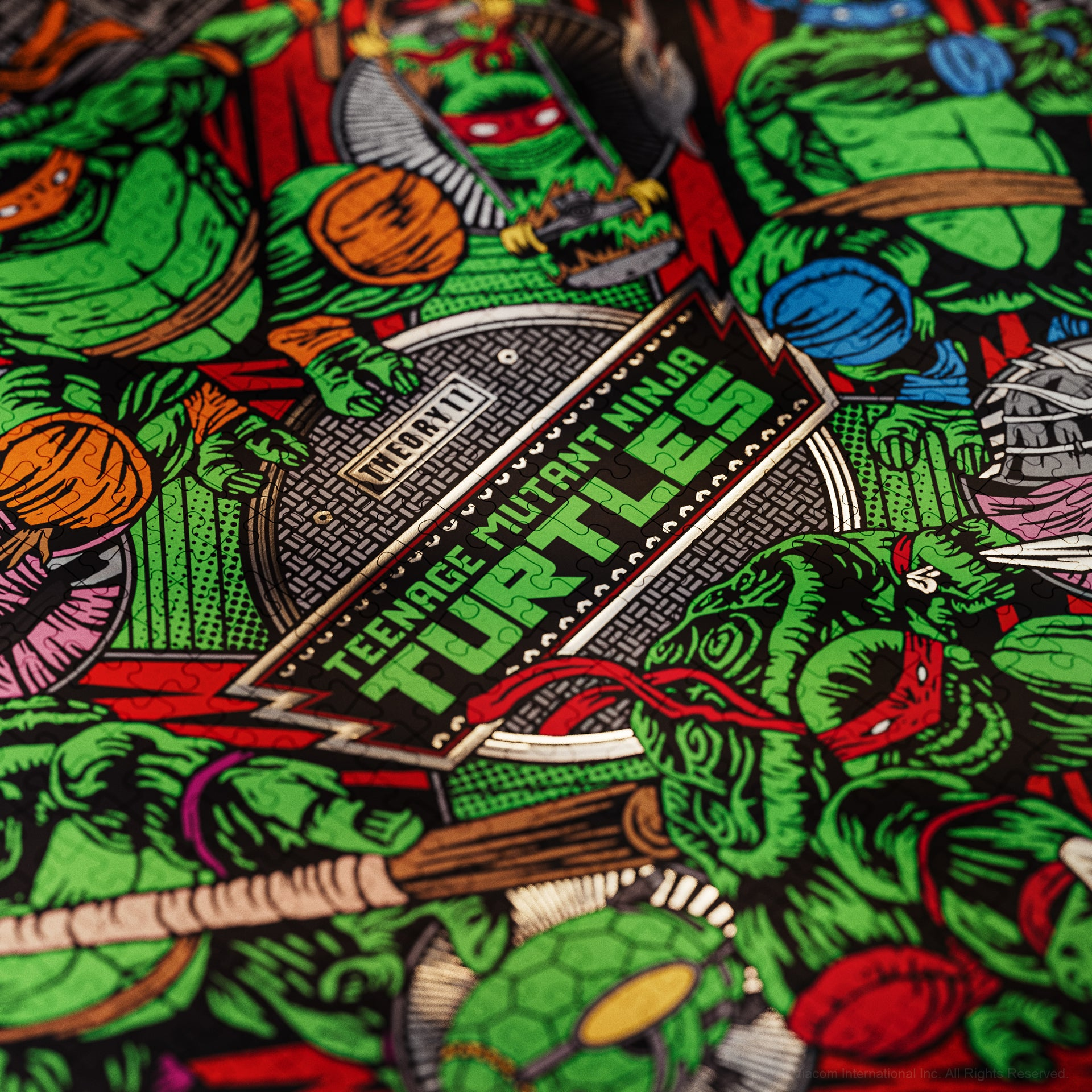 明日 50個 Teenage Mutant Ninja Turtles Premium Jigsaw 1000-Piece Puzzle