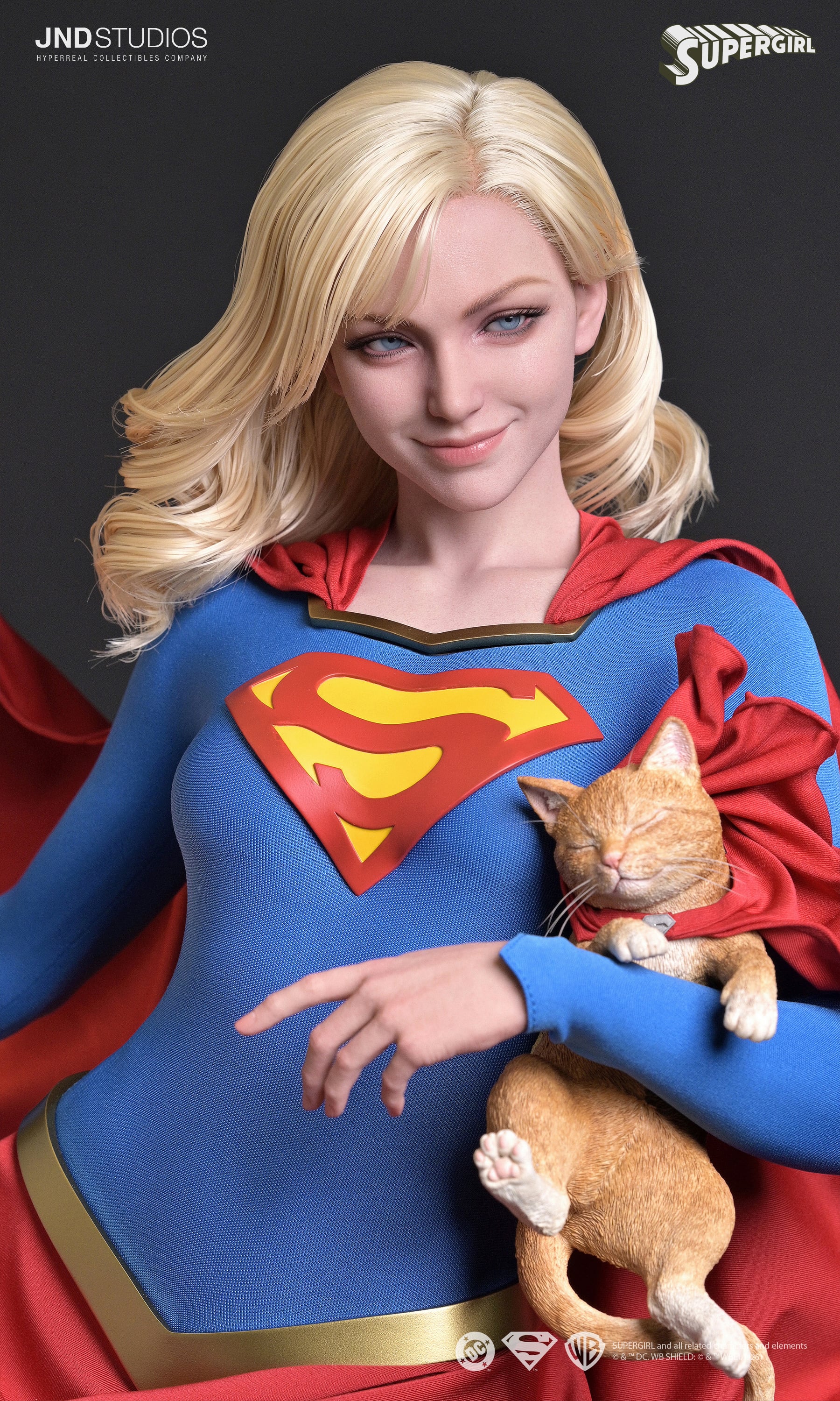 DC Comics Hyperreal Supergirl 1/3 Scale Limited Edition Statue Gallery Image 17