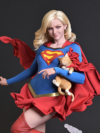 DC Comics Hyperreal Supergirl 1/3 Scale Limited Edition Statue Gallery Image 2