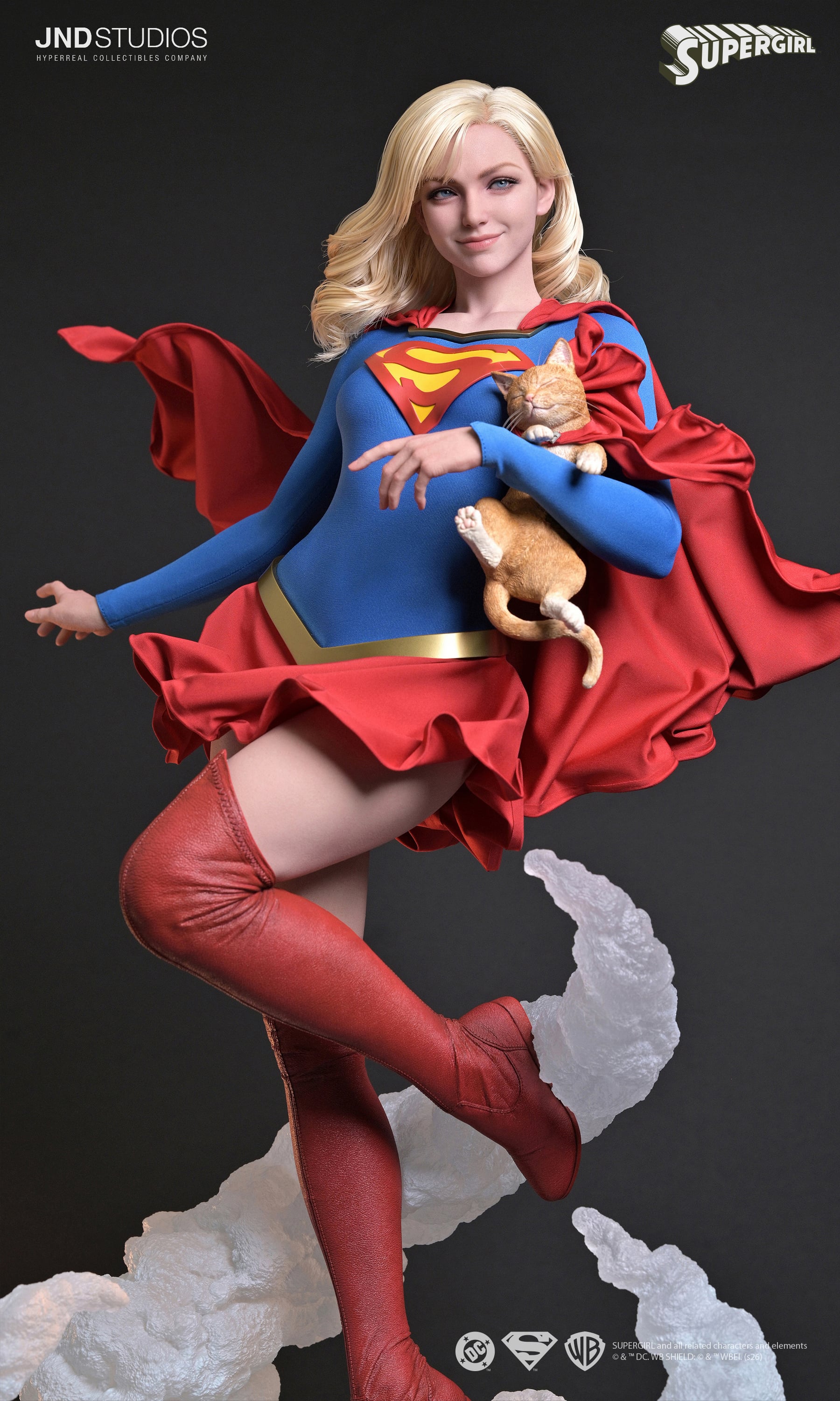 DC Comics Hyperreal Supergirl 1/3 Scale Limited Edition Statue Gallery Image 10