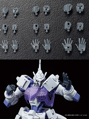 Gundam Build Fighters HGBC Jigen Build Knuckles (Round) 1/144 Scale Hand Set Gallery Image 2