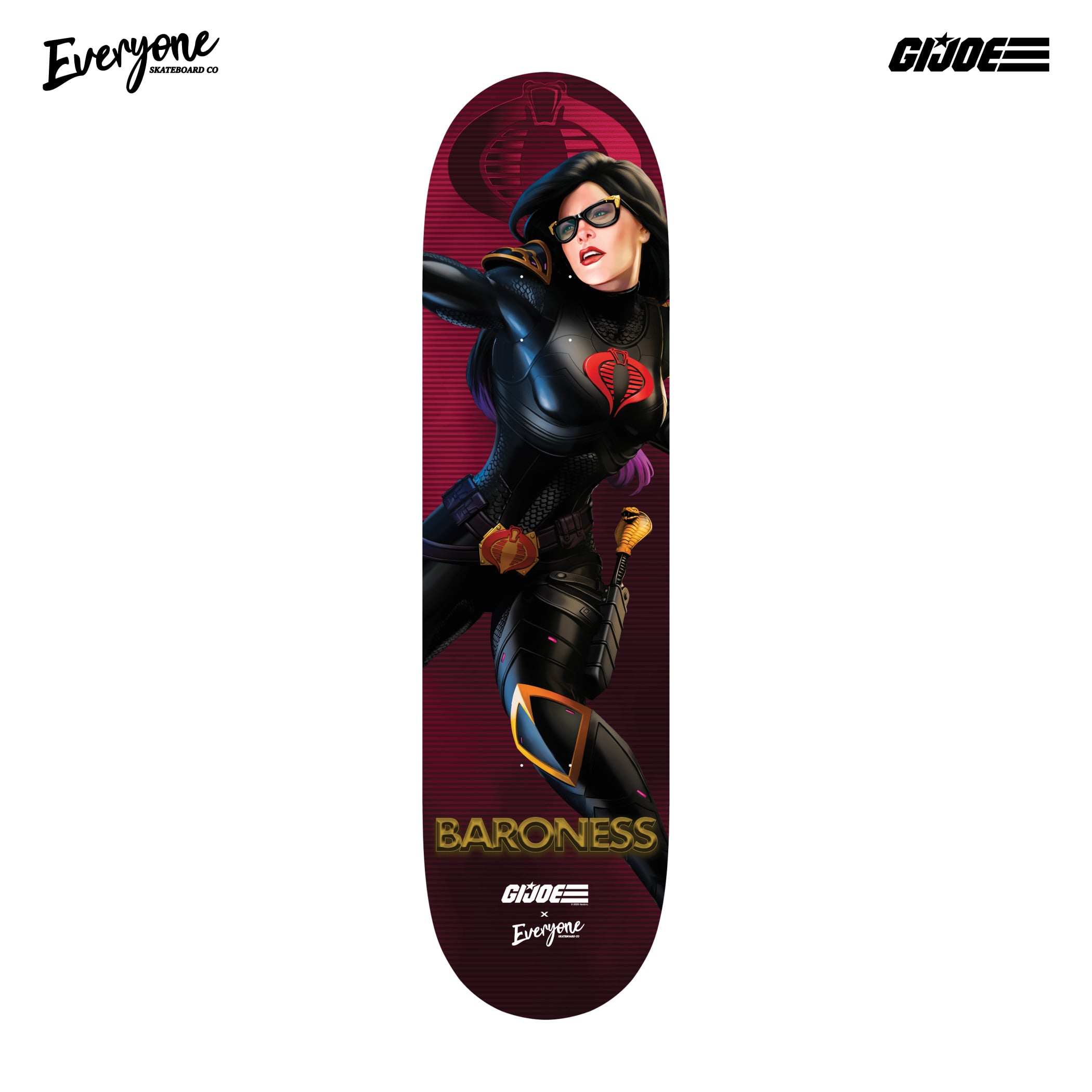 G.I. Joe x Everyone Skate Baroness Limited Edition Lenticular