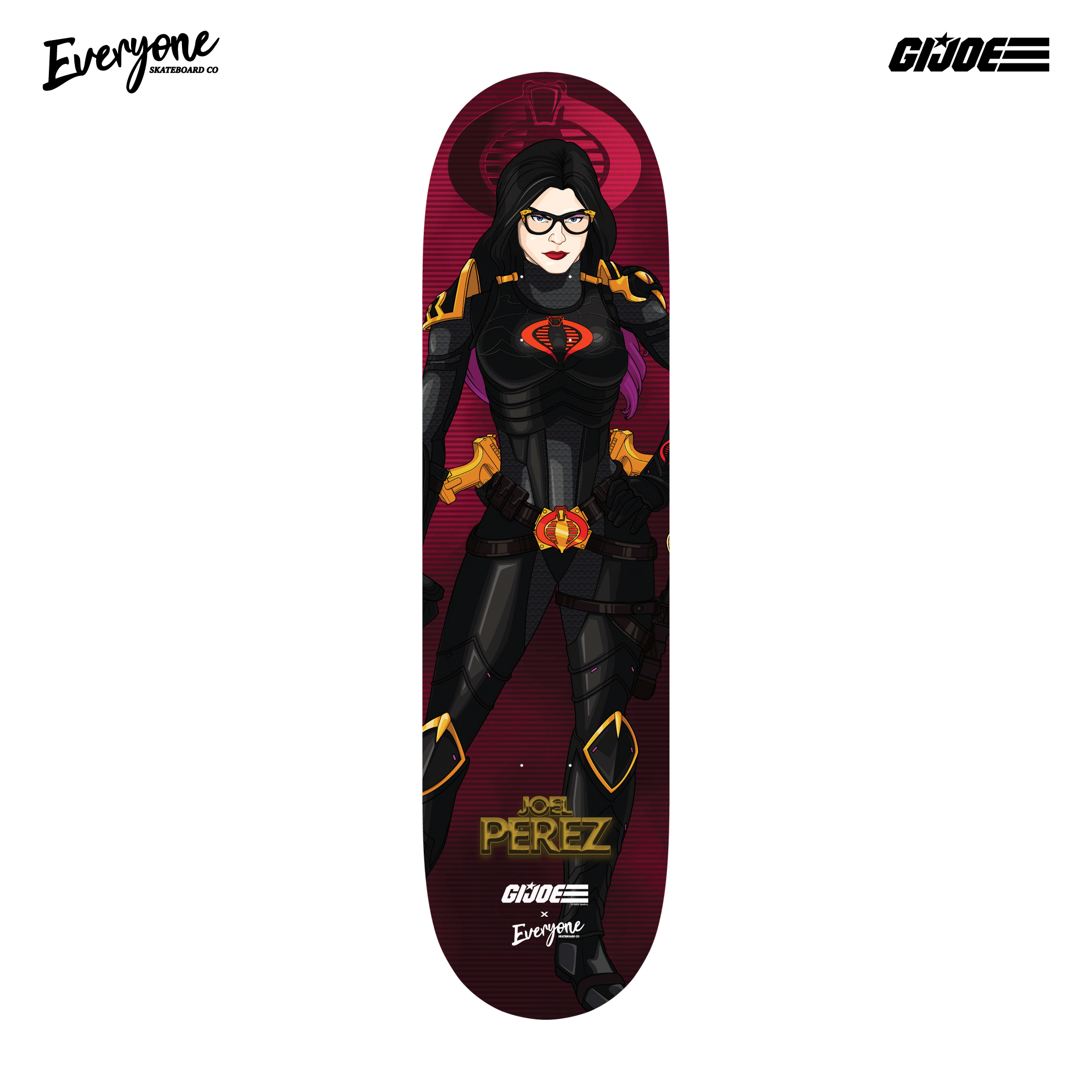 G.I. Joe x Everyone Skate Baroness Limited Edition Lenticular