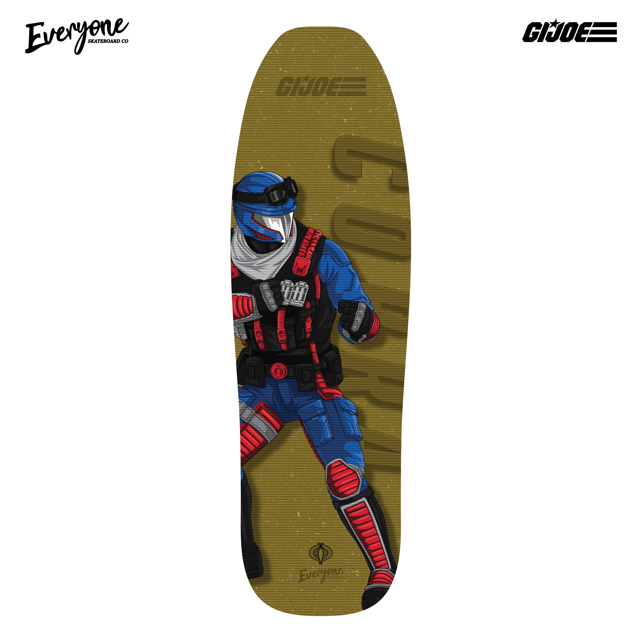 G.I. Joe x Everyone Skate Cobra Ninjas (Gold) Limited Edition