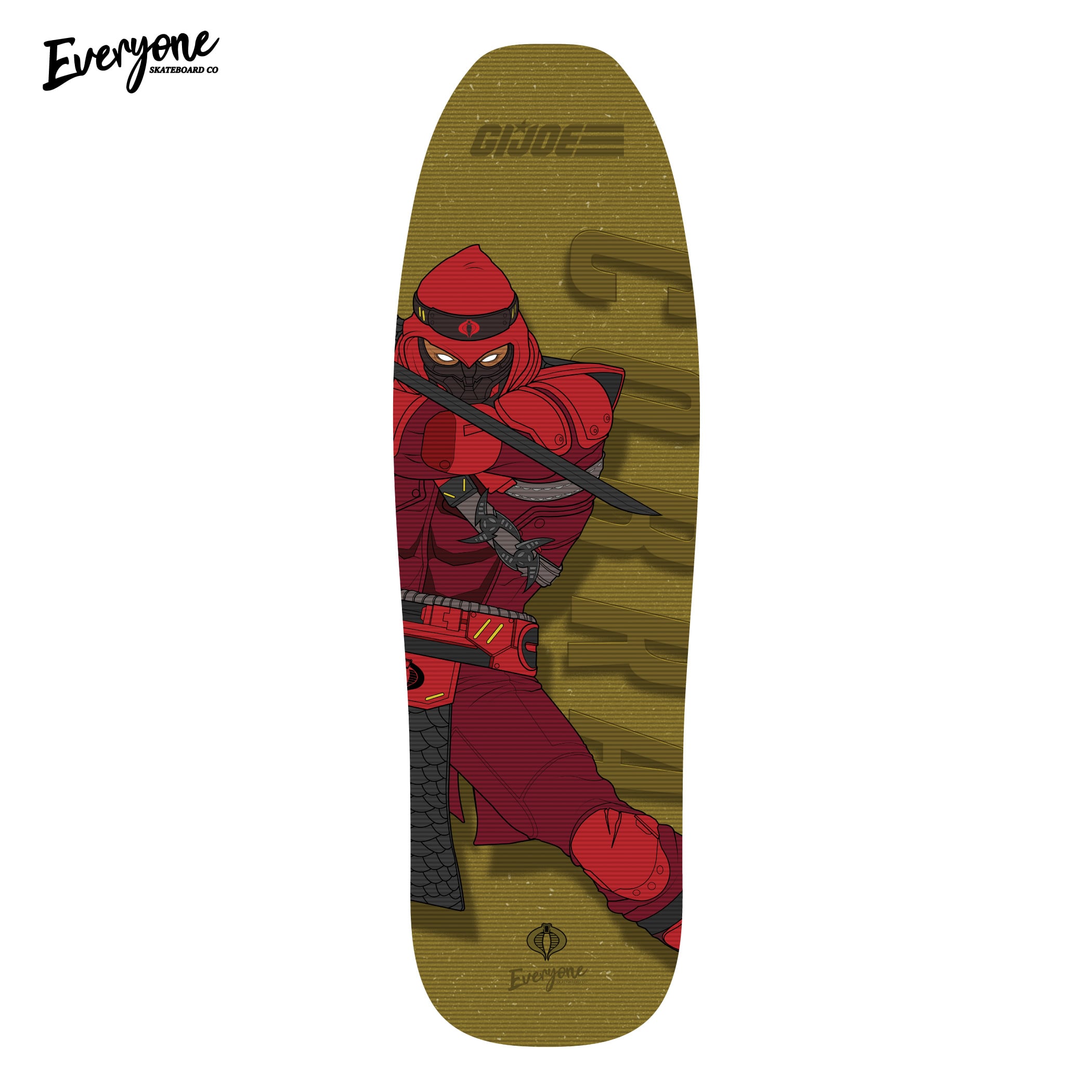 G.I. Joe x Everyone Skate Cobra Ninjas (Gold) Limited Edition