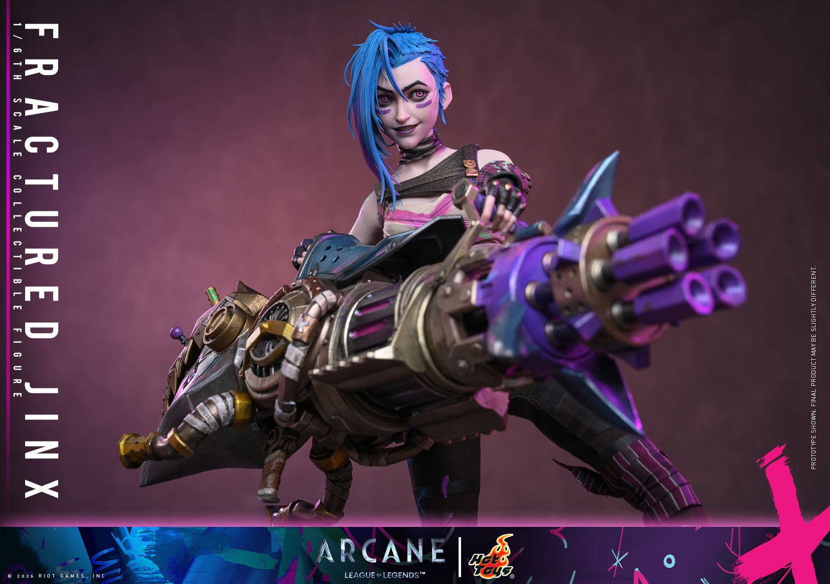 Arcane TMS183 Fractured Jinx 1/6th Scale Collectible Figure Gallery Image 12