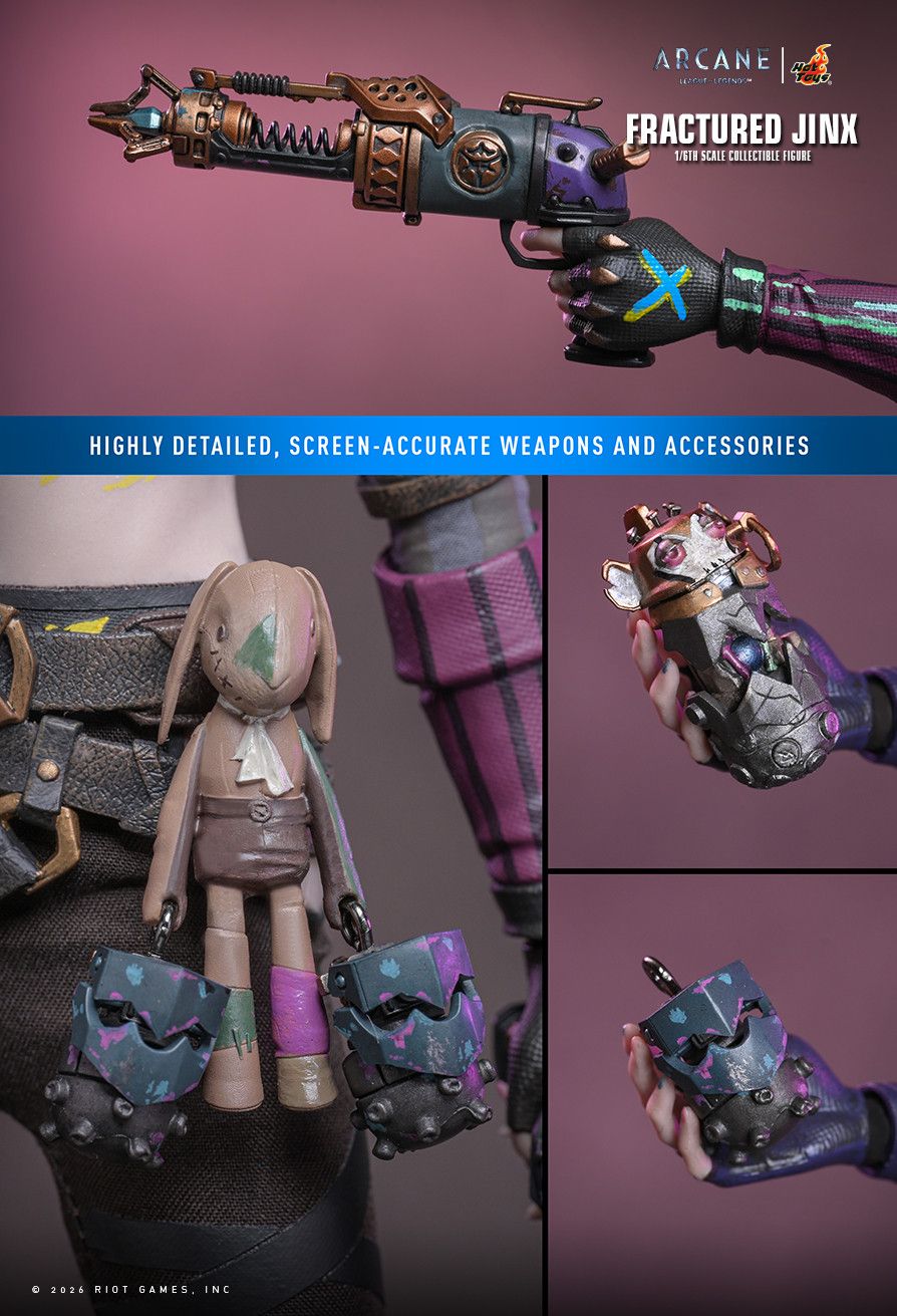 Arcane TMS183 Fractured Jinx 1/6th Scale Collectible Figure Gallery Image 20