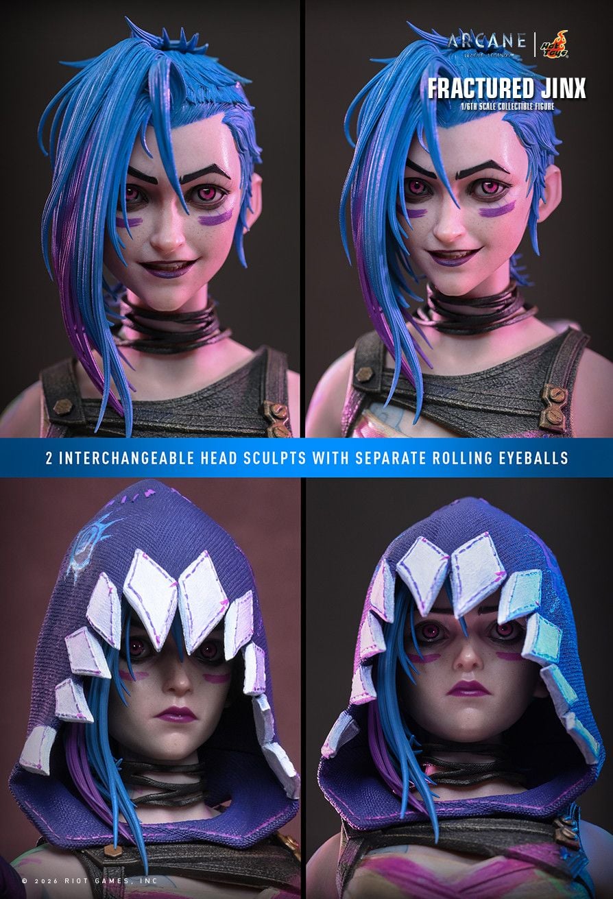 Arcane TMS183 Fractured Jinx 1/6th Scale Collectible Figure Gallery Image 19