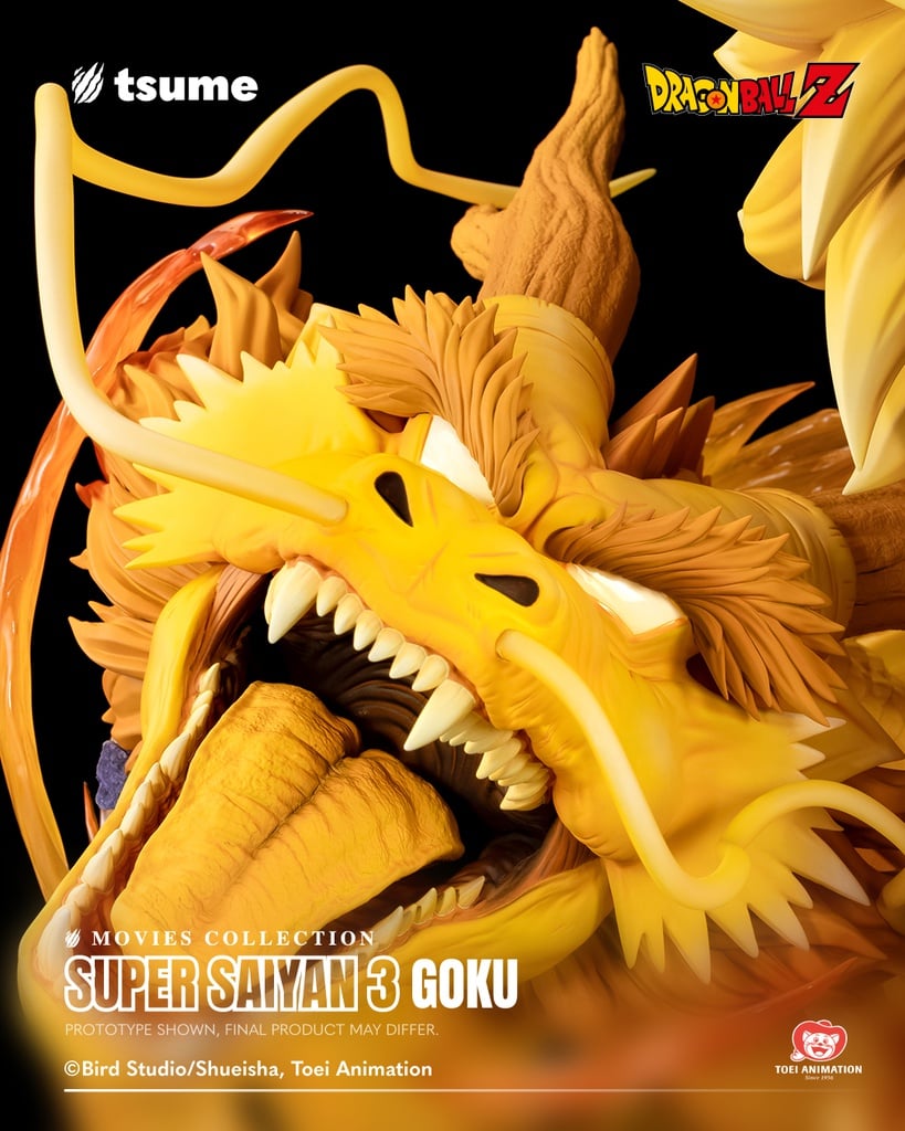 Dragon Ball Z: Wrath of the Dragon Movies Collection Super Saiyan 3 Goku (Dragon Fist Attack Ver.) 1/4 Scale Limited Edition Statue Gallery Image 11