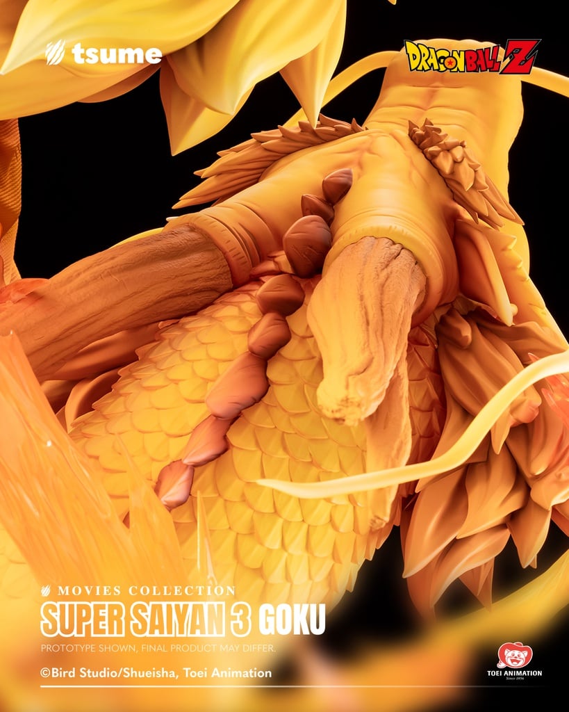 Dragon Ball Z: Wrath of the Dragon Movies Collection Super Saiyan 3 Goku (Dragon Fist Attack Ver.) 1/4 Scale Limited Edition Statue Gallery Image 13