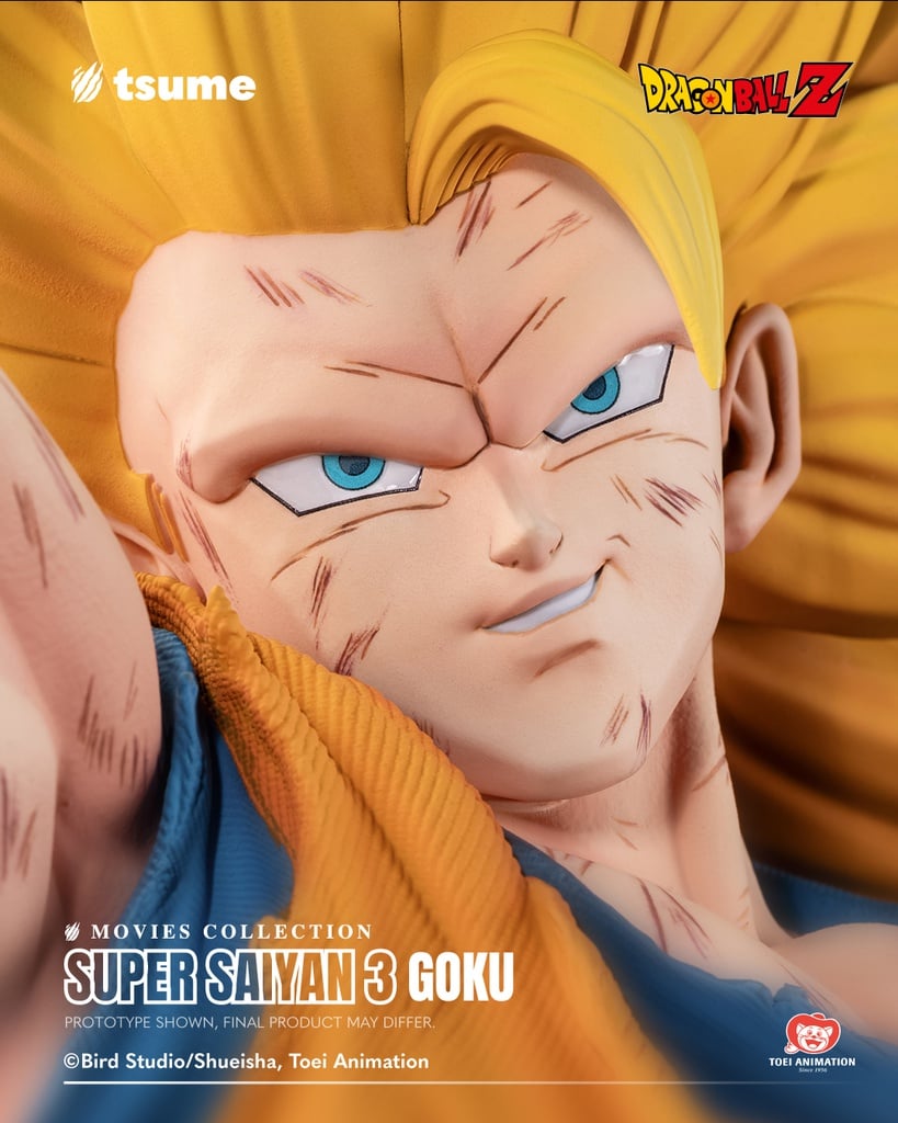 Dragon Ball Z: Wrath of the Dragon Movies Collection Super Saiyan 3 Goku (Dragon Fist Attack Ver.) 1/4 Scale Limited Edition Statue Gallery Image 10