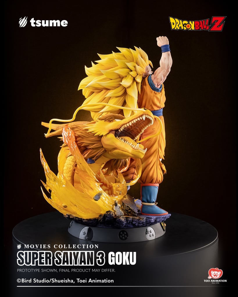 Dragon Ball Z: Wrath of the Dragon Movies Collection Super Saiyan 3 Goku (Dragon Fist Attack Ver.) 1/4 Scale Limited Edition Statue Gallery Image 7