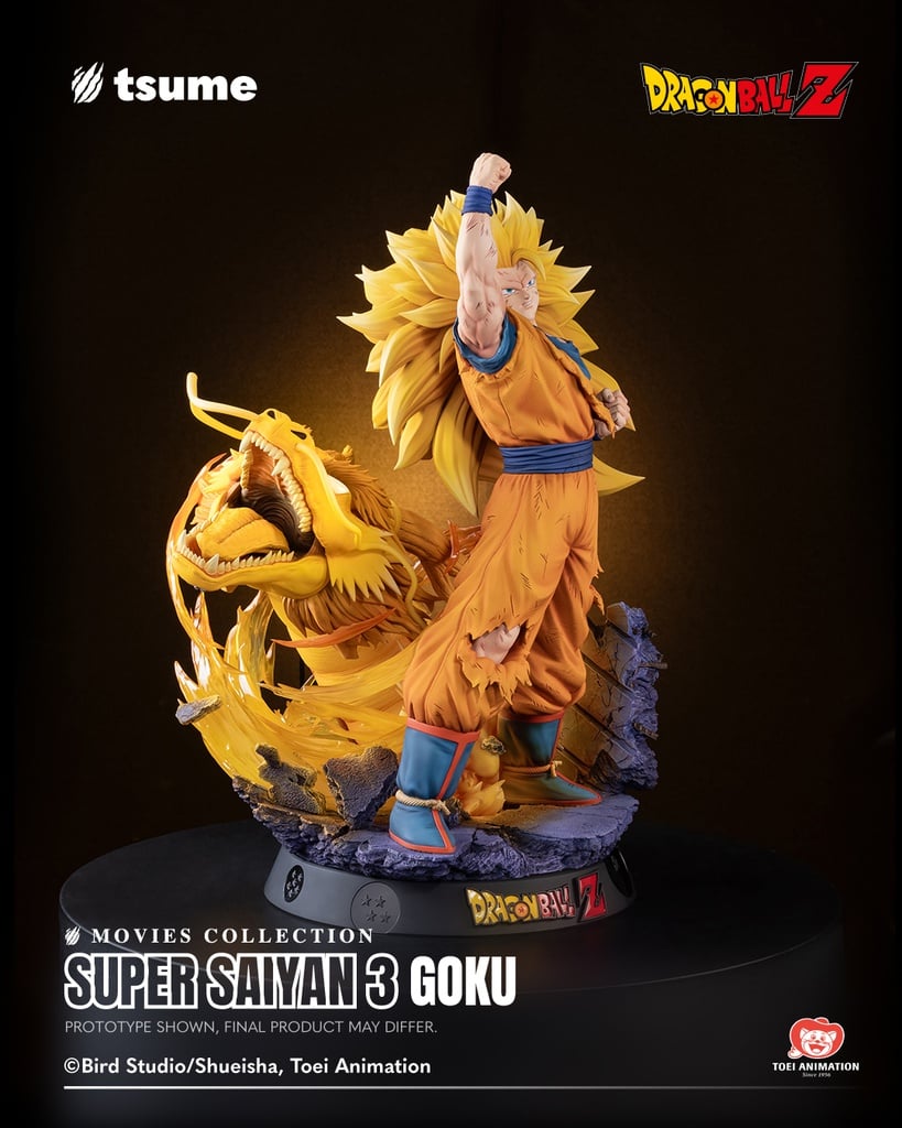 Dragon Ball Z: Wrath of the Dragon Movies Collection Super Saiyan 3 Goku (Dragon Fist Attack Ver.) 1/4 Scale Limited Edition Statue Gallery Image 9