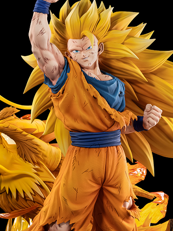 Image of Dragon Ball Z: Wrath of the Dragon Movies Collection Super Saiyan 3 Goku (Dragon Fist Attack Ver.) 1/4 Scale Limited Edition Statue