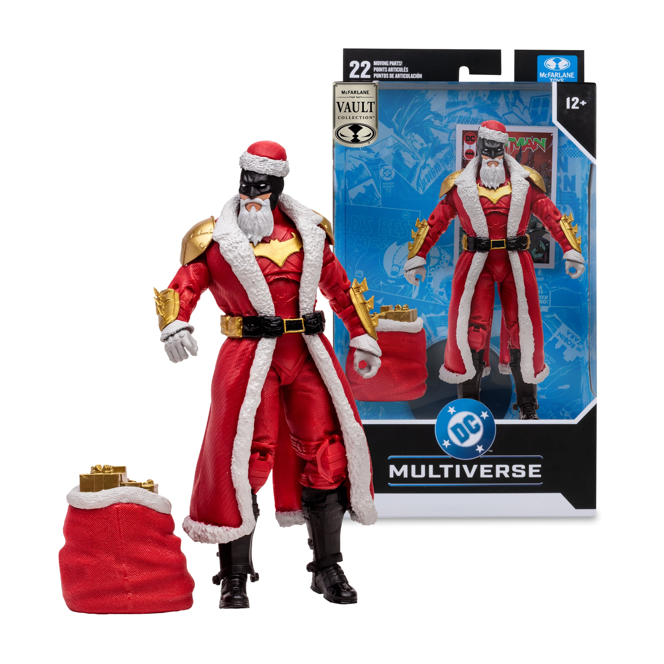 DC Multiverse McFarlane Vault Collection Batman (Red Santa Suit) Action Figure Gallery Image 10