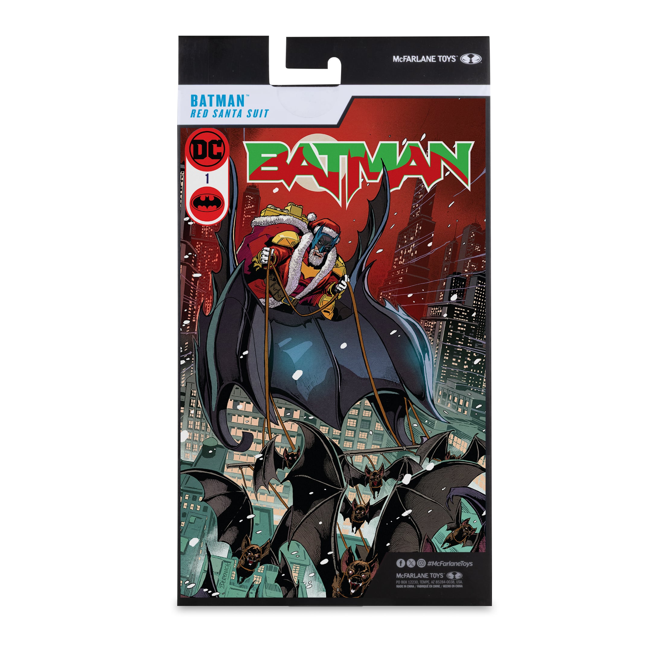DC Multiverse McFarlane Vault Collection Batman (Red Santa Suit) Action Figure Gallery Image 12