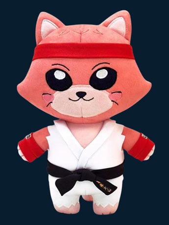 Street Fighter x Neko Ryu 8" Plush Gallery Image 2