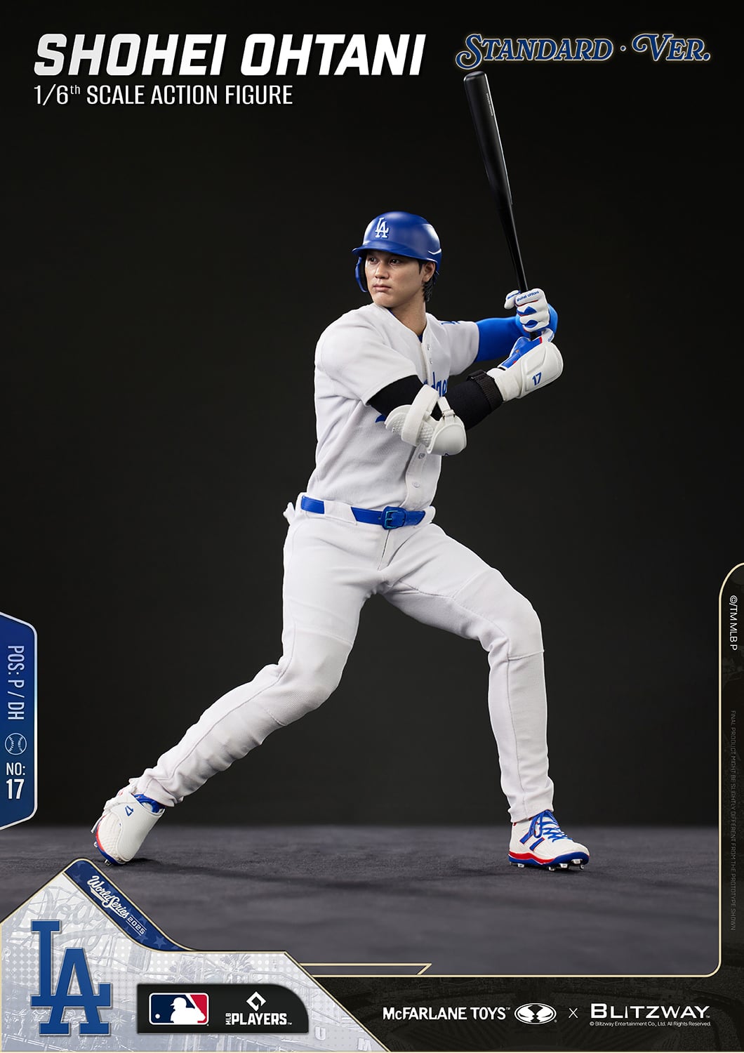 MLB SportsPicks Shohei Ohtani (Standard Ver.) 1/6 Scale Action Figure Gallery Image 4