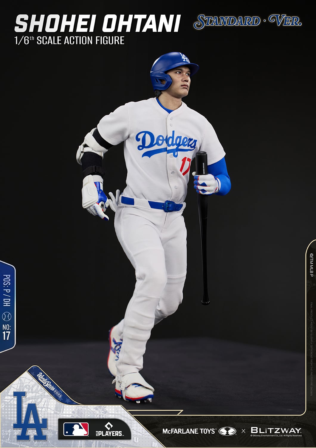 MLB SportsPicks Shohei Ohtani (Standard Ver.) 1/6 Scale Action Figure Gallery Image 6
