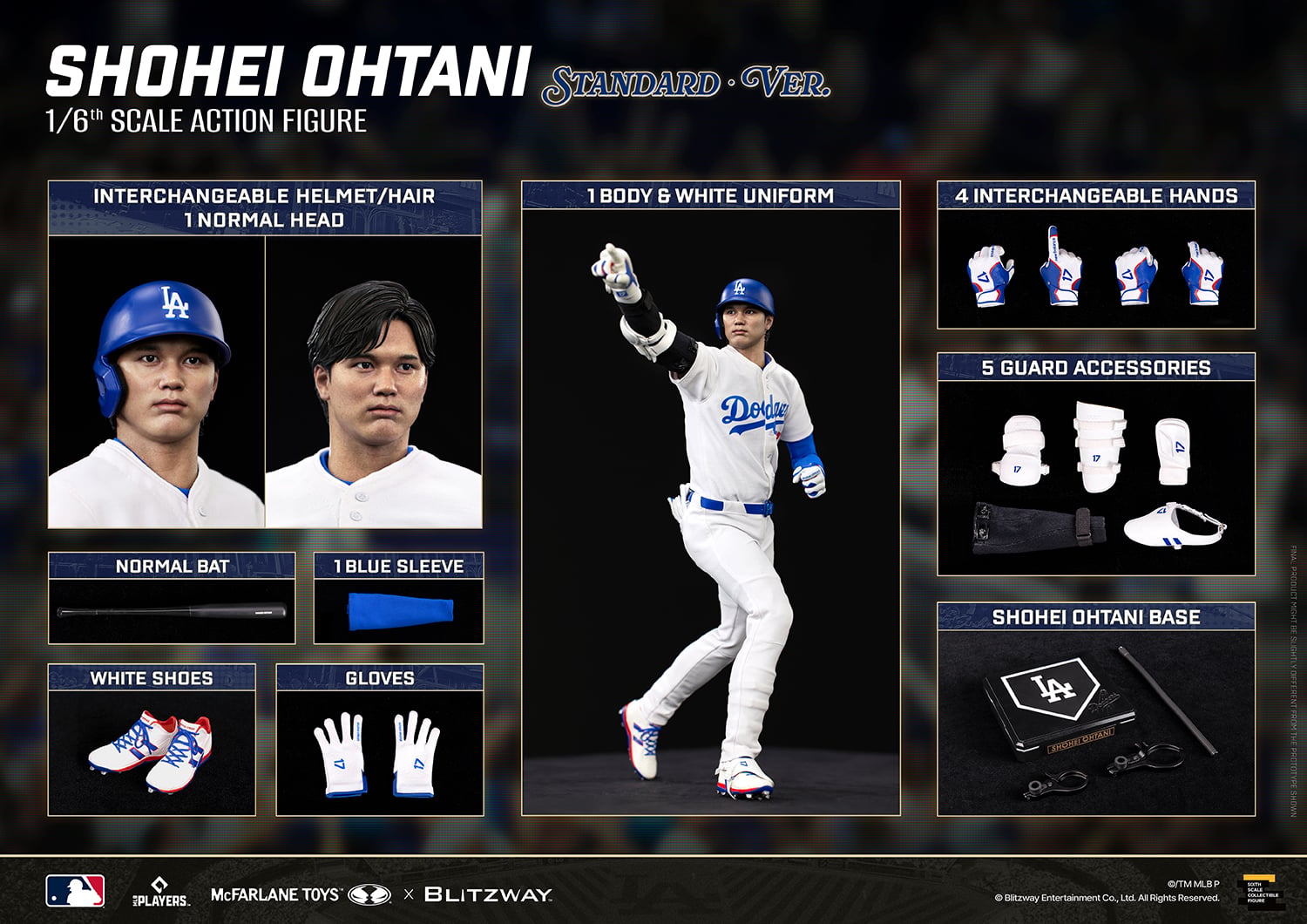 MLB SportsPicks Shohei Ohtani (Standard Ver.) 1/6 Scale Action Figure Gallery Image 30