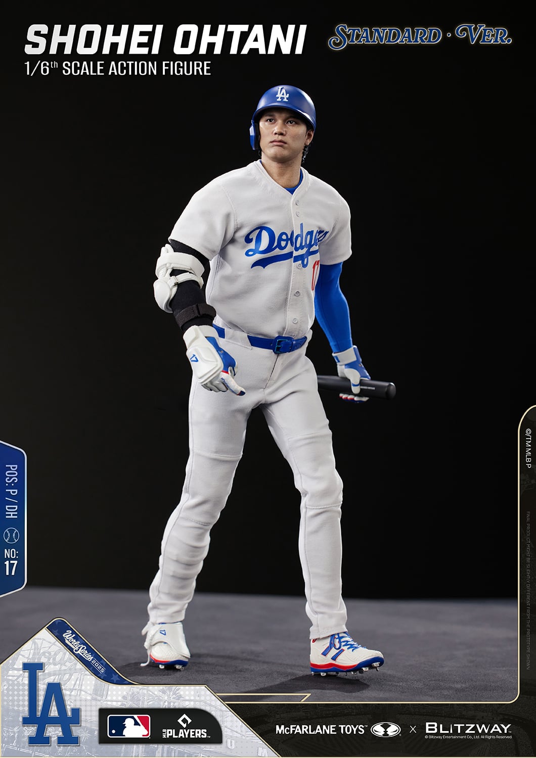 MLB SportsPicks Shohei Ohtani (Standard Ver.) 1/6 Scale Action Figure Gallery Image 5