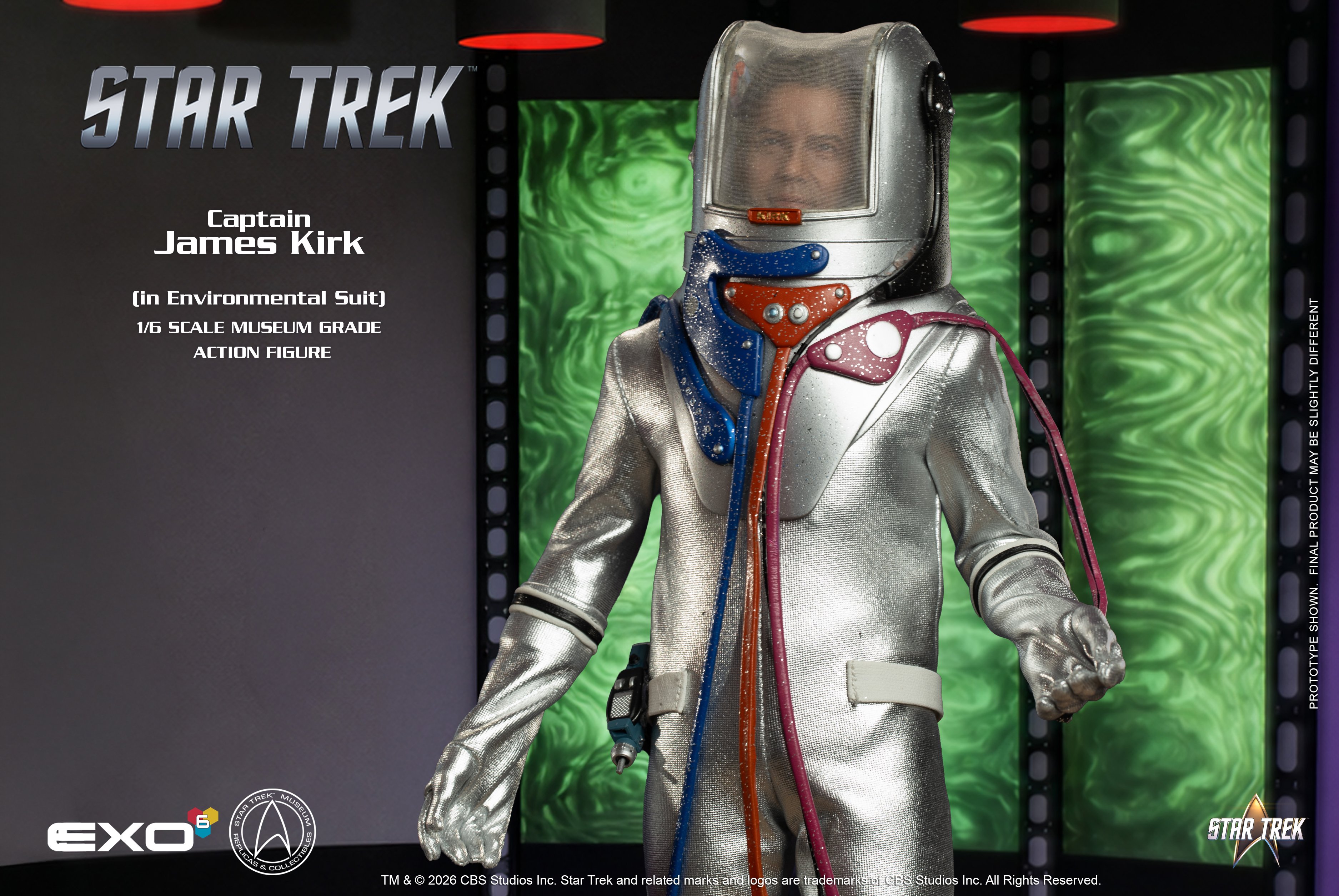 Star Trek: The Original Series Captain James T. Kirk (Environmental Spacesuit) 1/6 Scale Action Figure Gallery Image 8